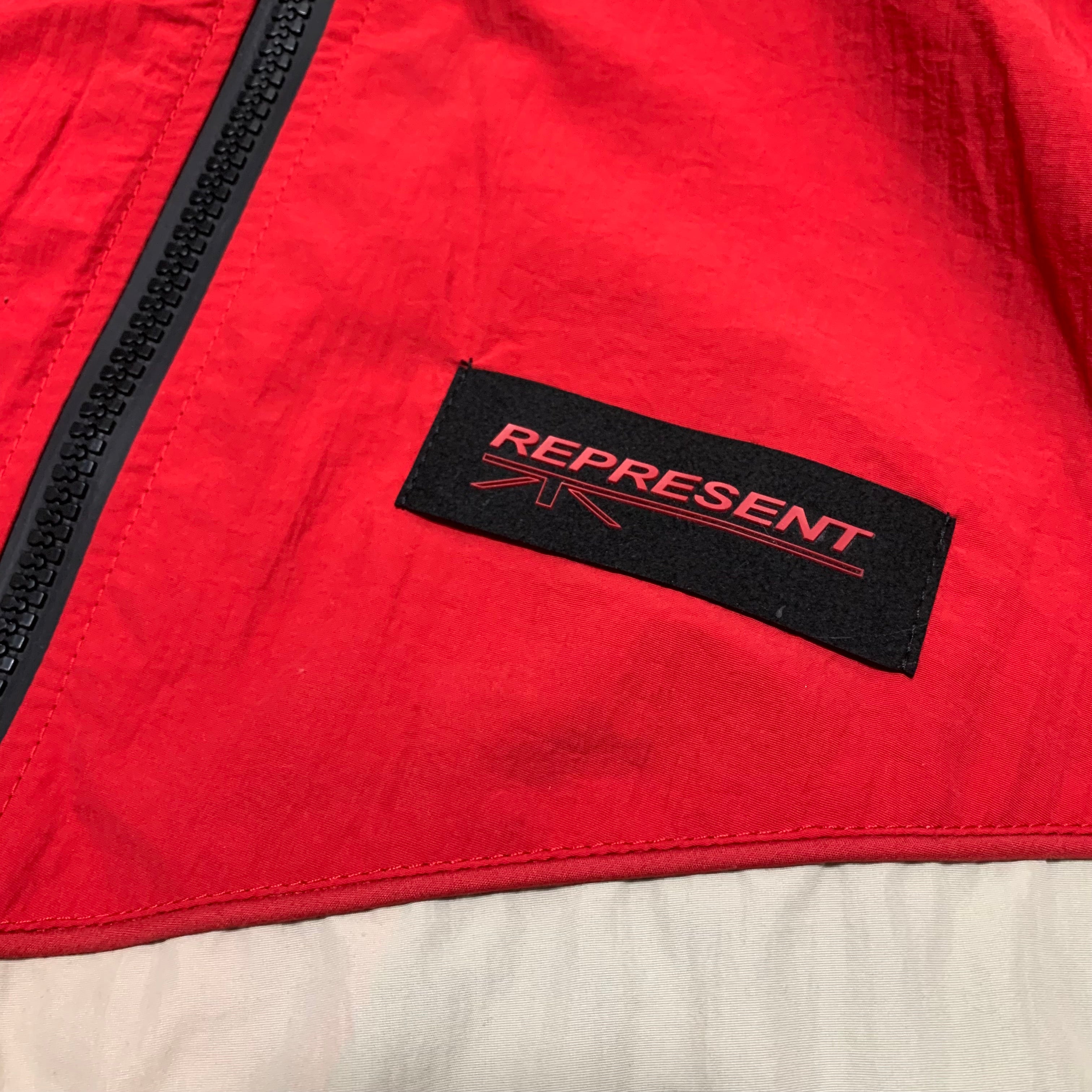 Represent Small Track Jacket Red Black Shell Jacket 2018