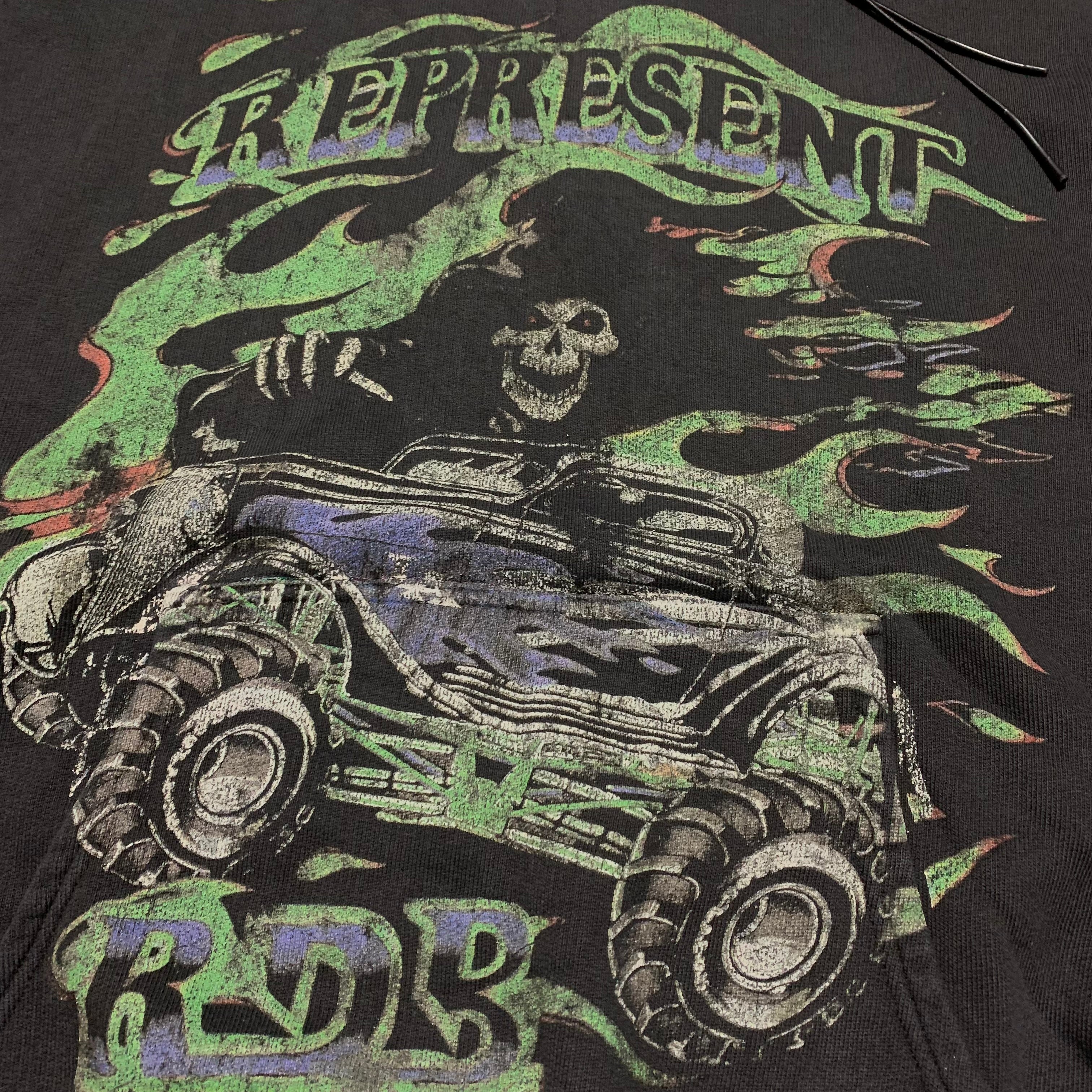 Represent Small Speed Reaper RDB Vintage Black Hoodie