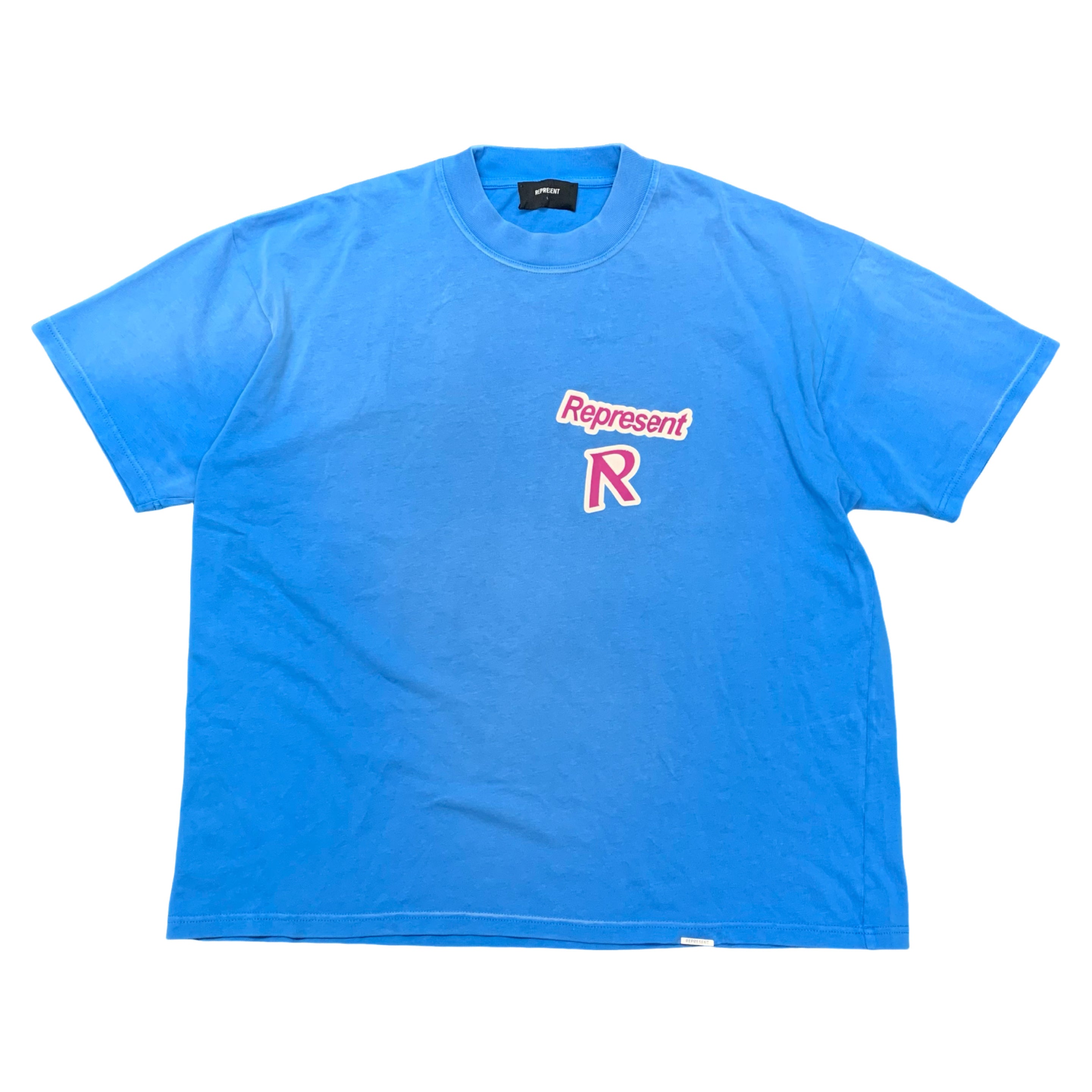 Represent Large Tee Godspeed Graphic Blue T-Shirt (Sample)