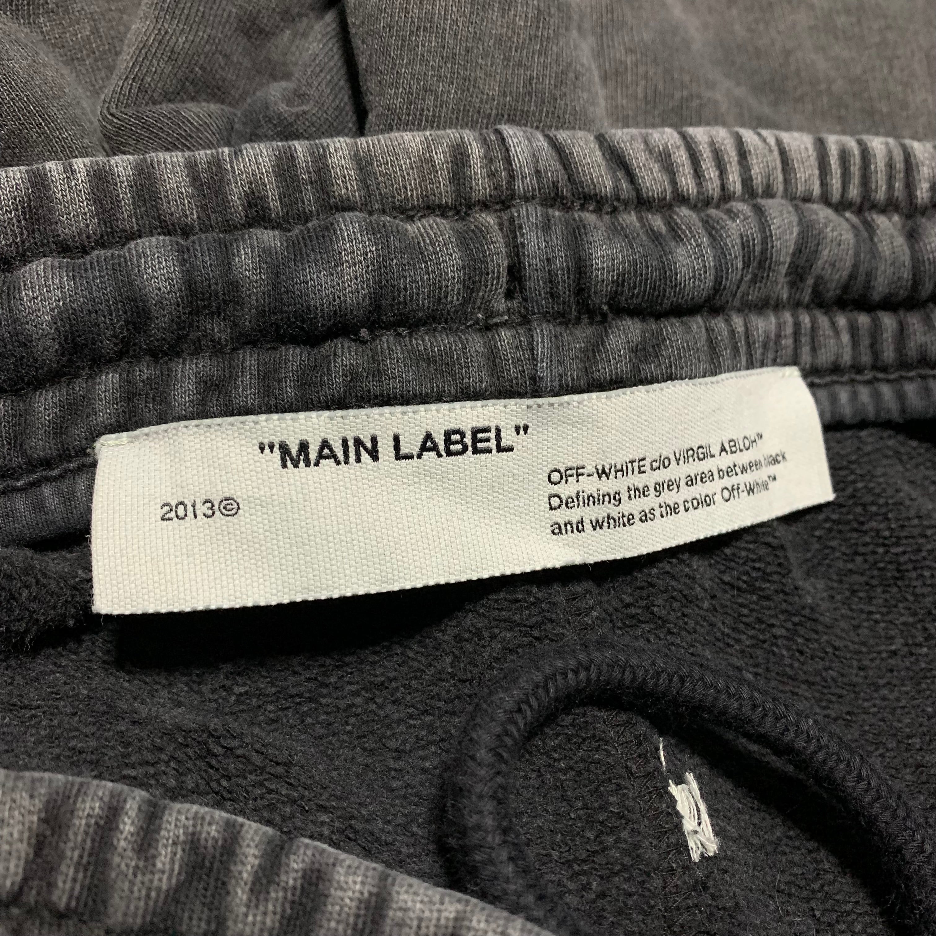Off White Medium Shorts Hardcore Caravaggio Off Black Bottoms Virgil Abloh