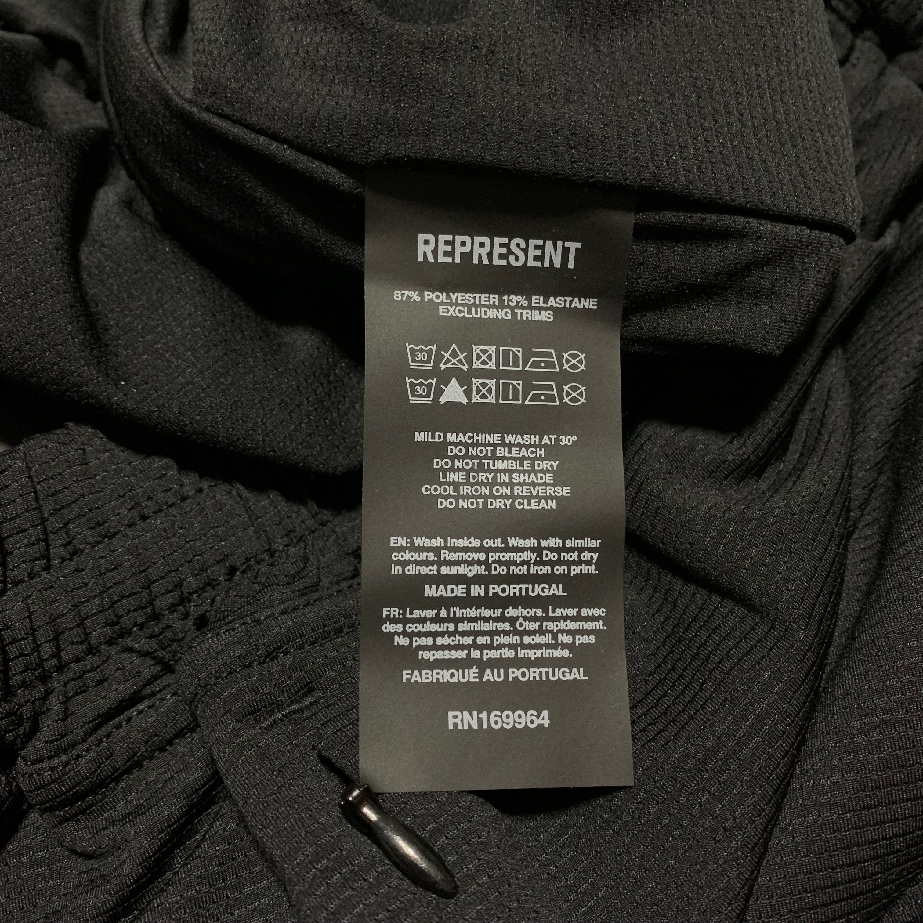 Represent Large Shorts 247 DNA Mesh Black Shorts