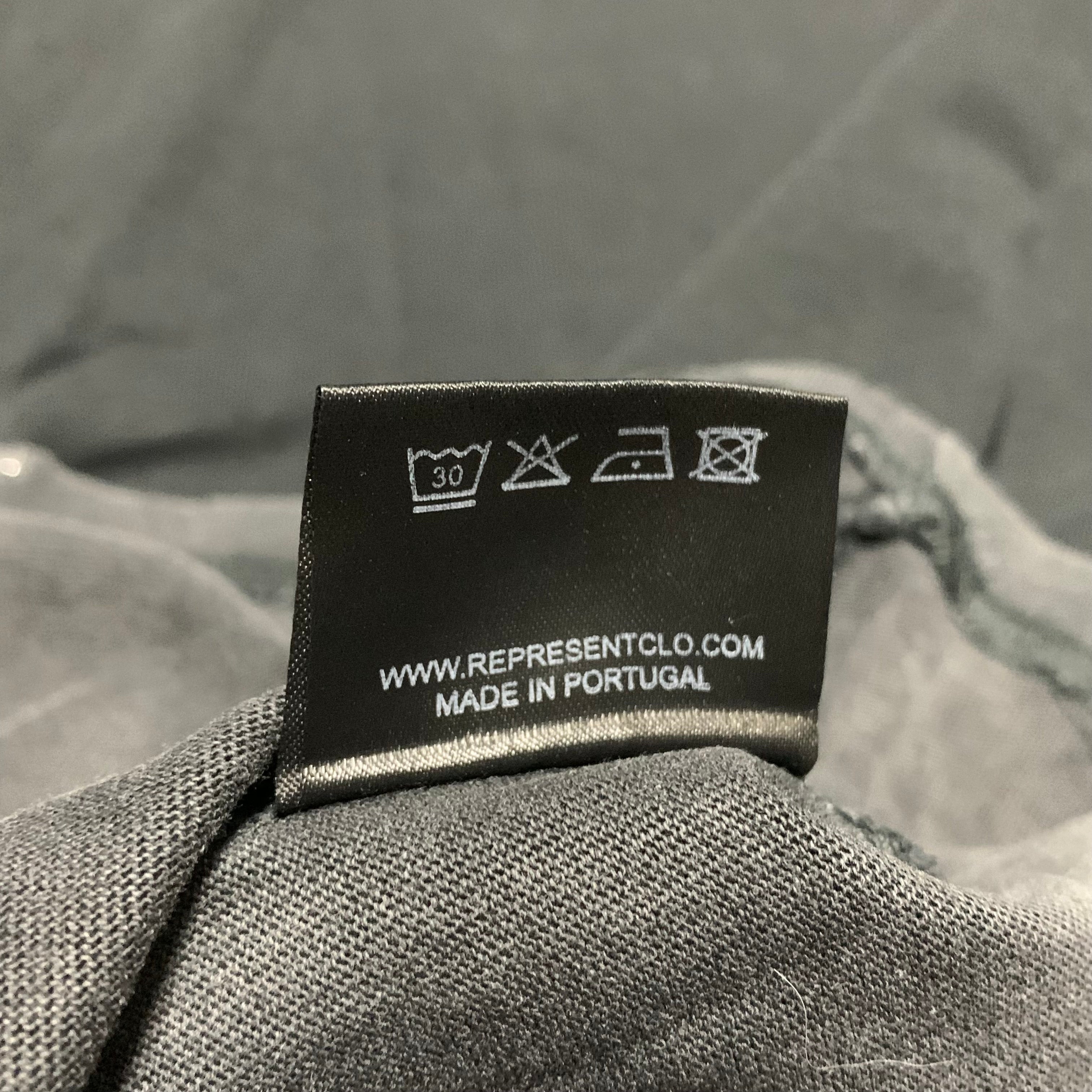 Represent Medium Pure Breed Vintage Black Tee