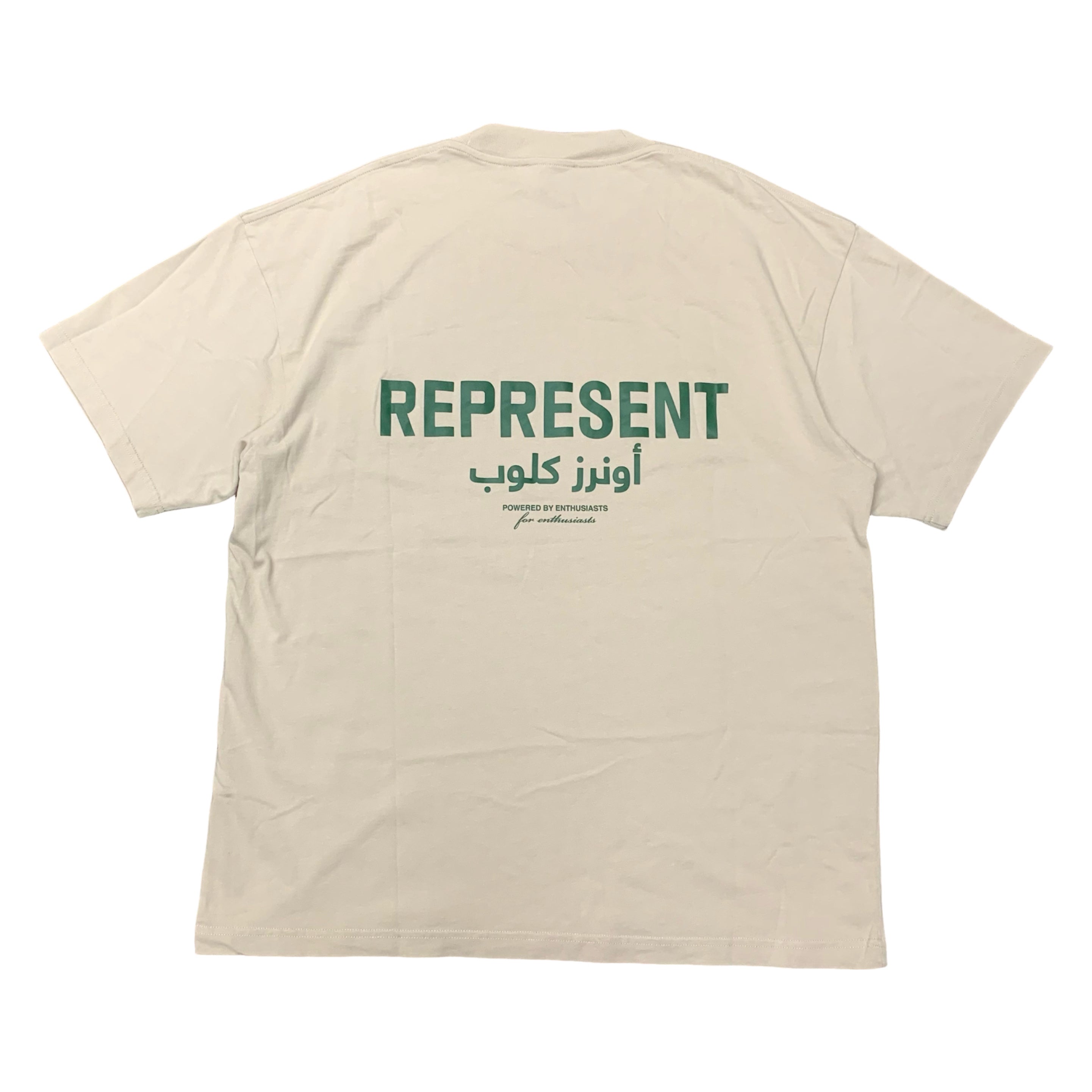 Represent Medium Tee Arabic Owners Club Beige T-Shirt