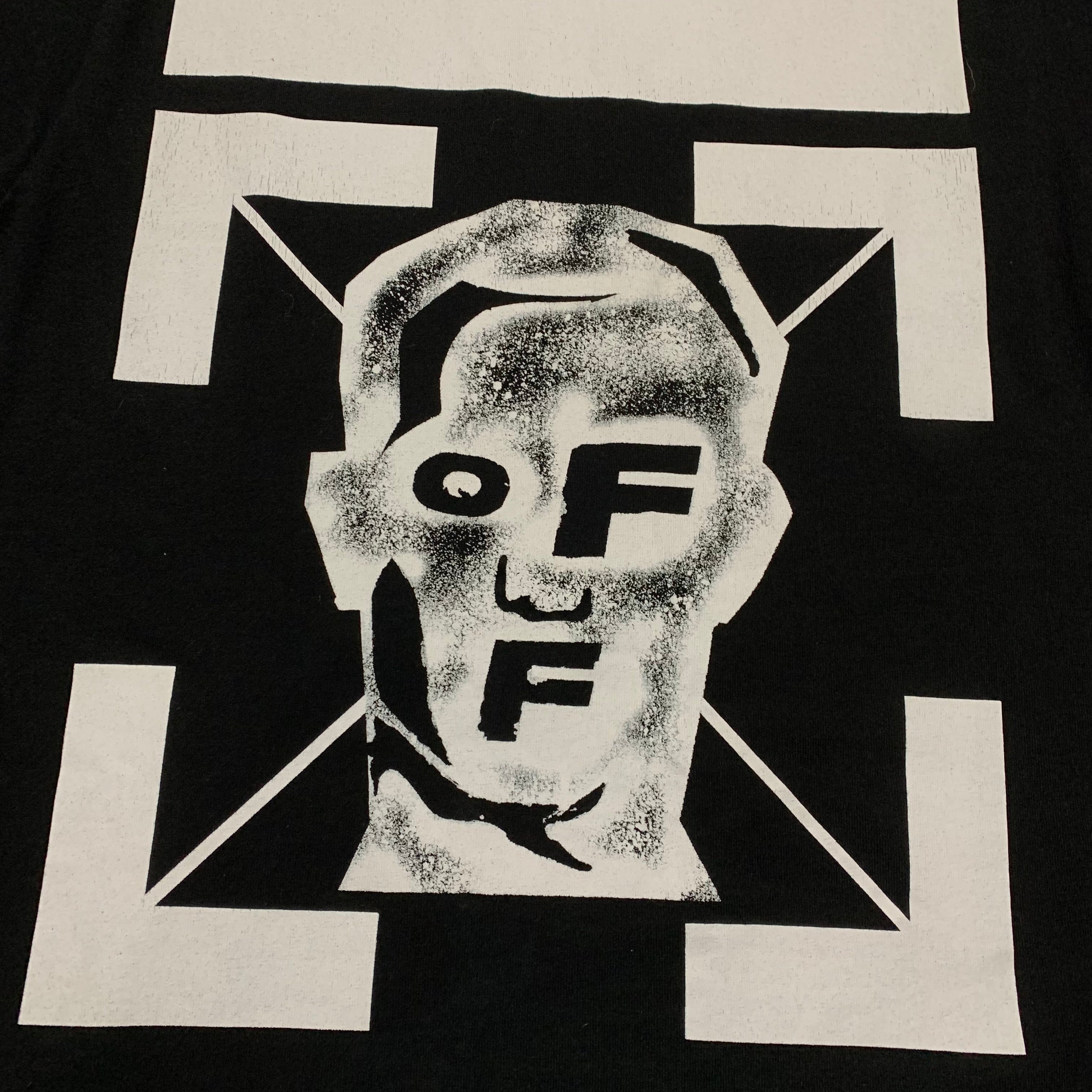 Off White XS Tee Pivot Fish Arrows Black T-Shirt Virgil Abloh
