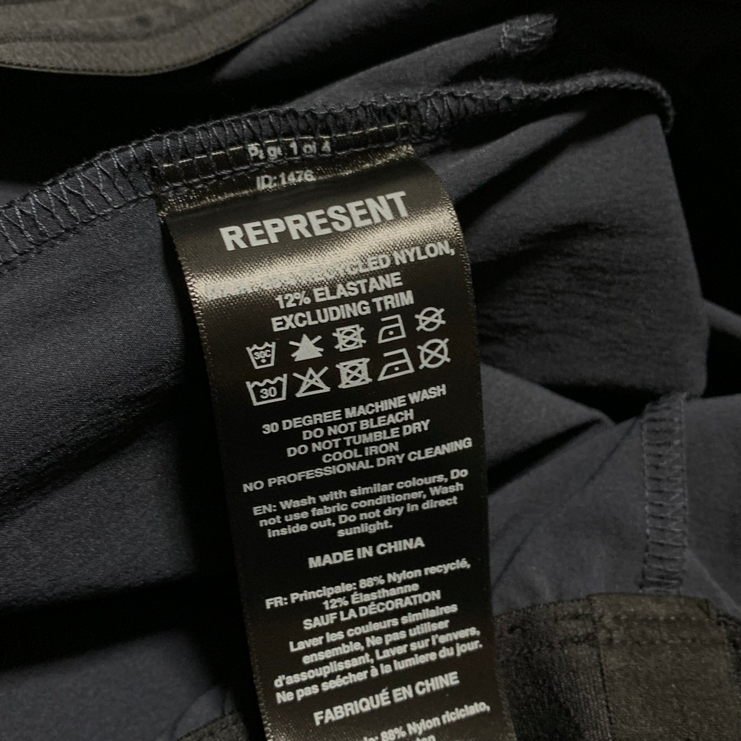 Represent XL Shorts Blue 247 Fused Gym Bottoms