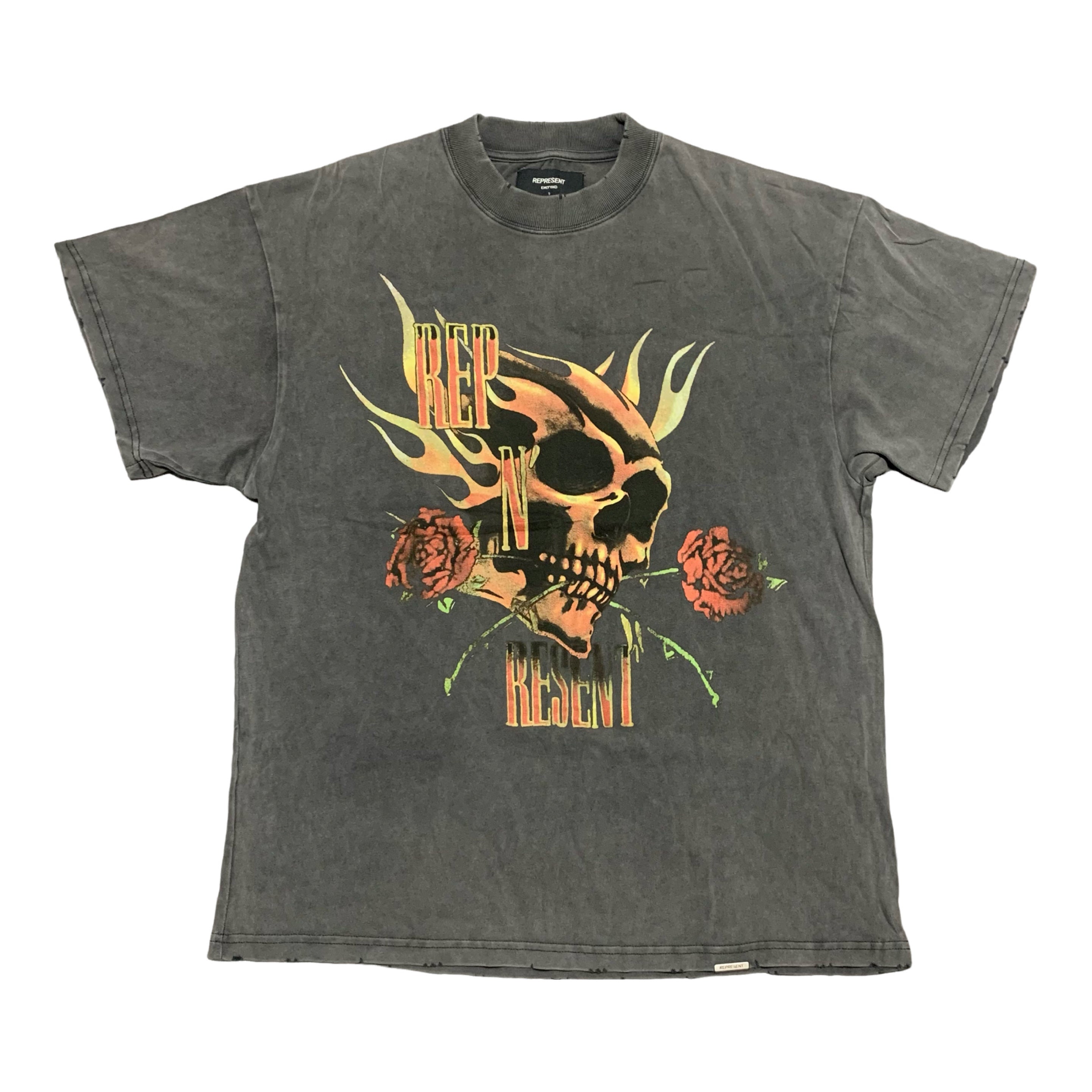 Represent Small Rep N Resent Vintage Grey Tee