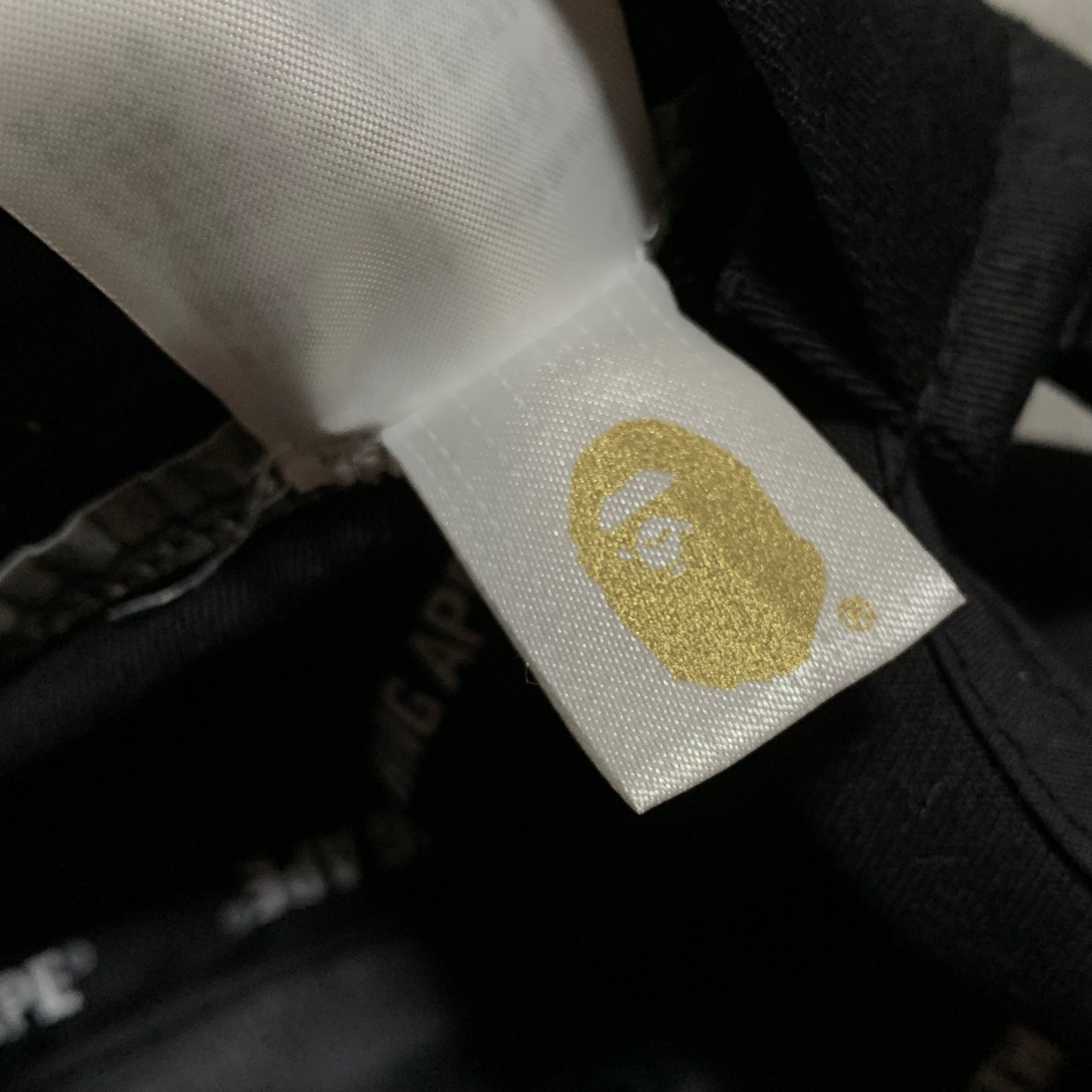 Bape Cap Blue ABC Camo Black Hat A Bathing Ape