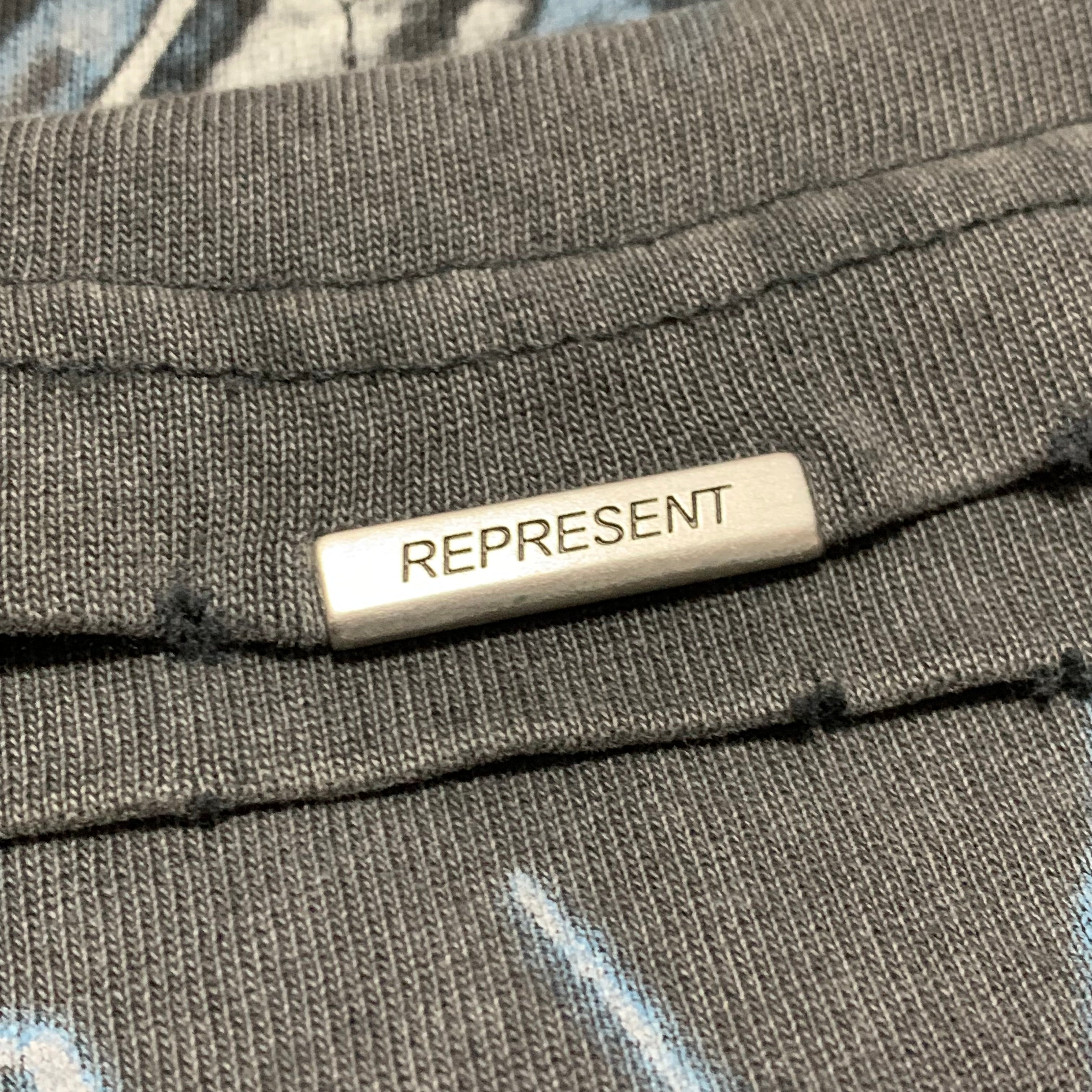 Represent XS Louder Than Hell Vintage Grey Tee