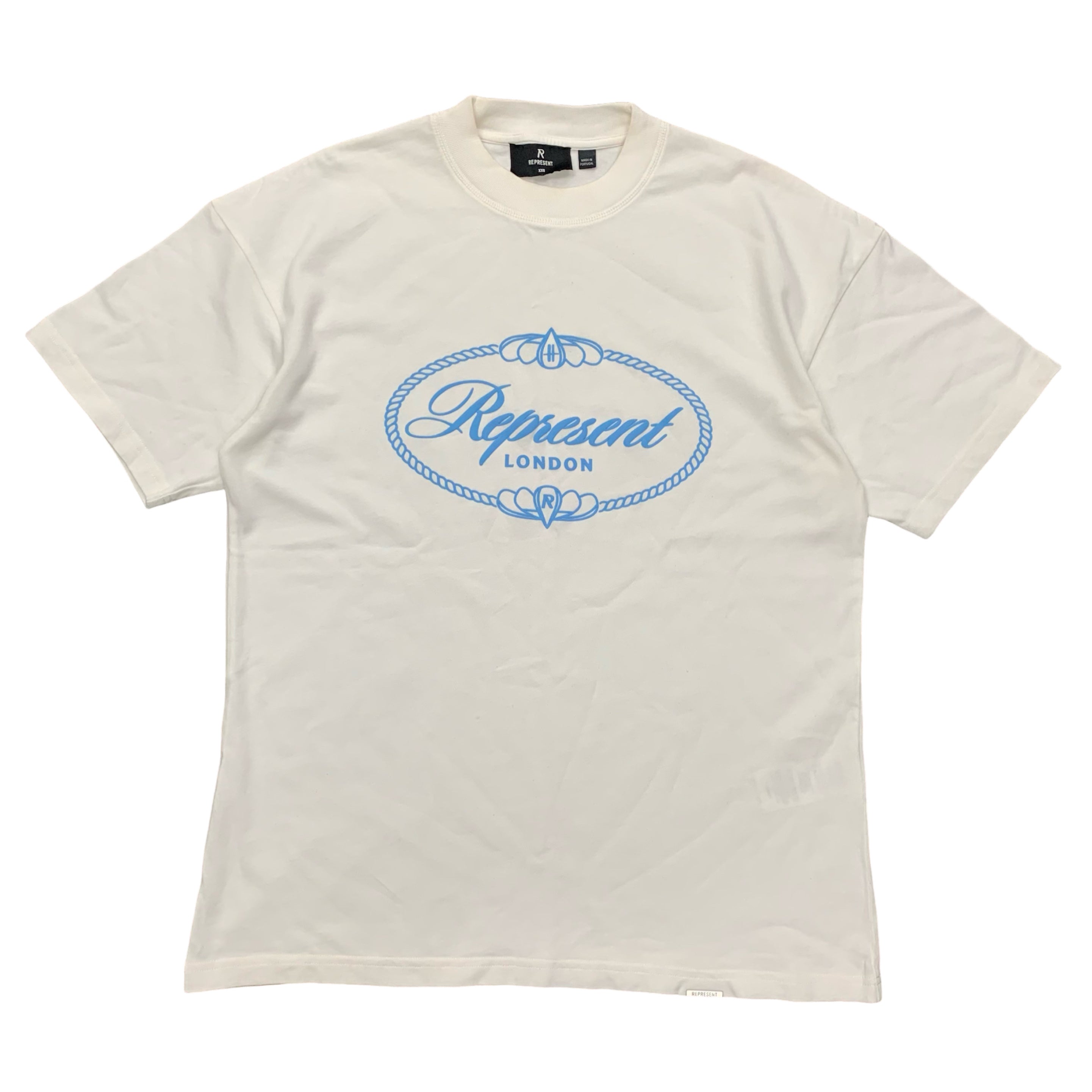 Represent XS Tee Harrods Crest Flat White T-Shirt