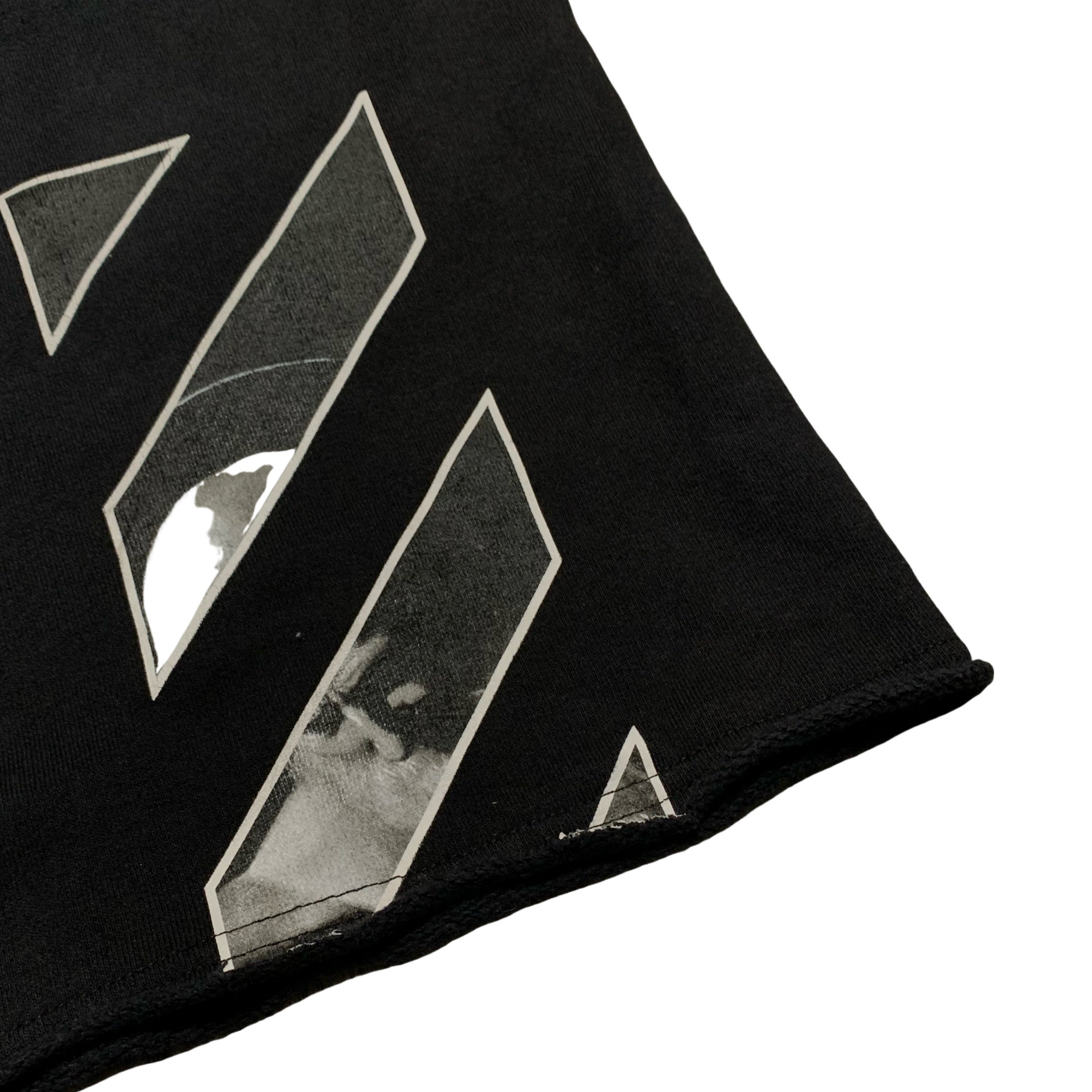 Off White Medium Shorts Diag Caravaggio Black Bottoms Virgil Abloh
