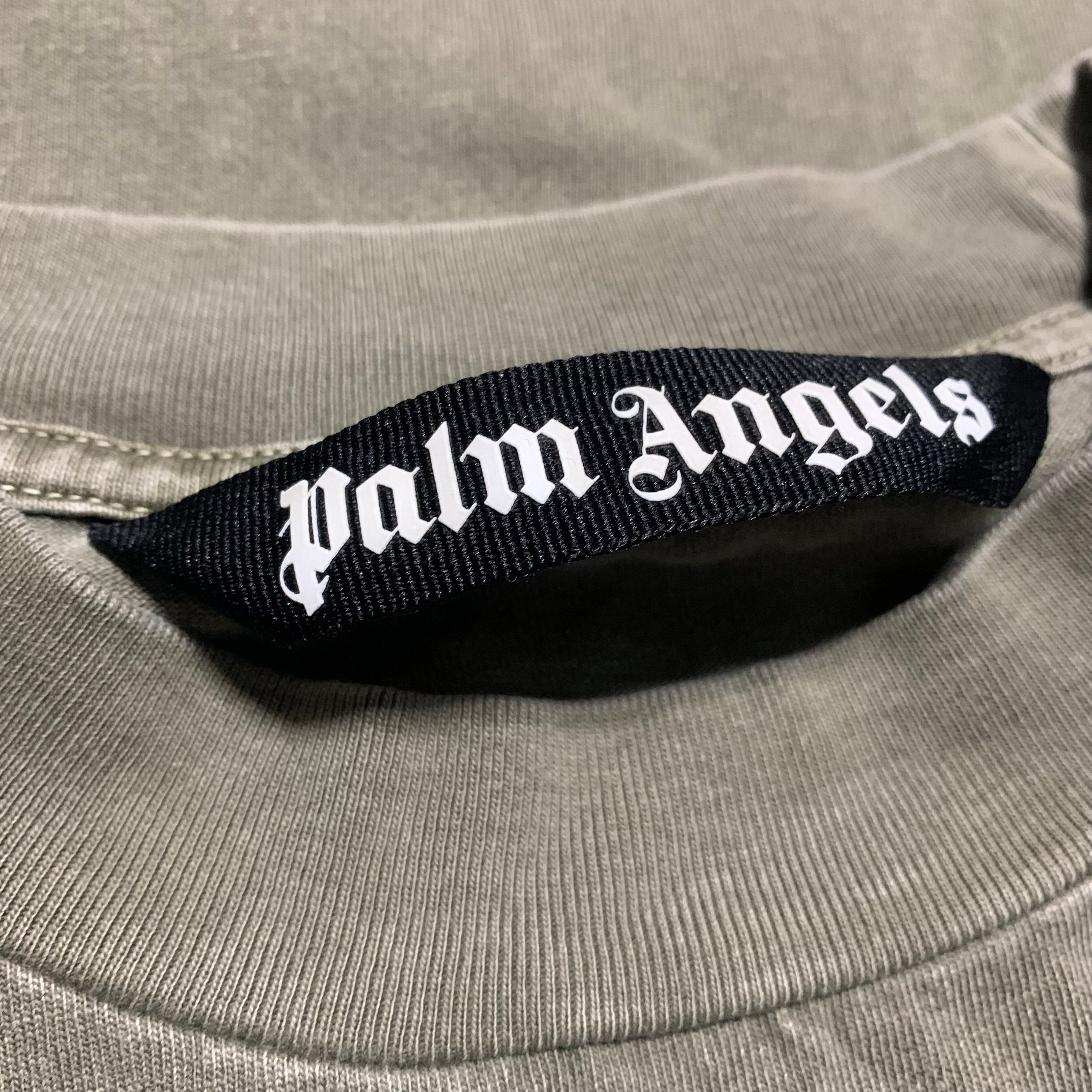 Palm Angels Medium Kill The Bear Green Tee