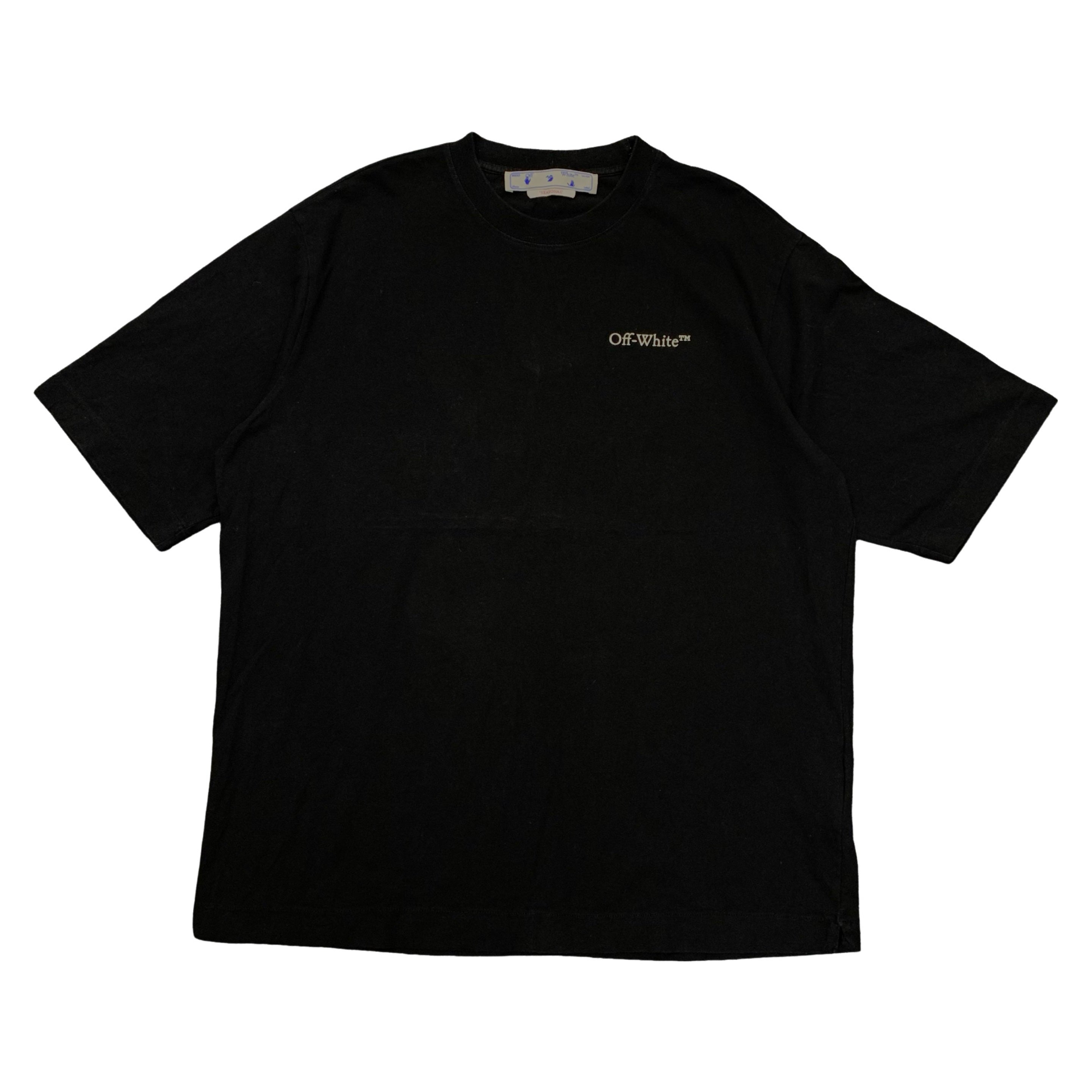 Off White Large Tee Caravaggio Graphic Black T-Shirt Virgil Abloh