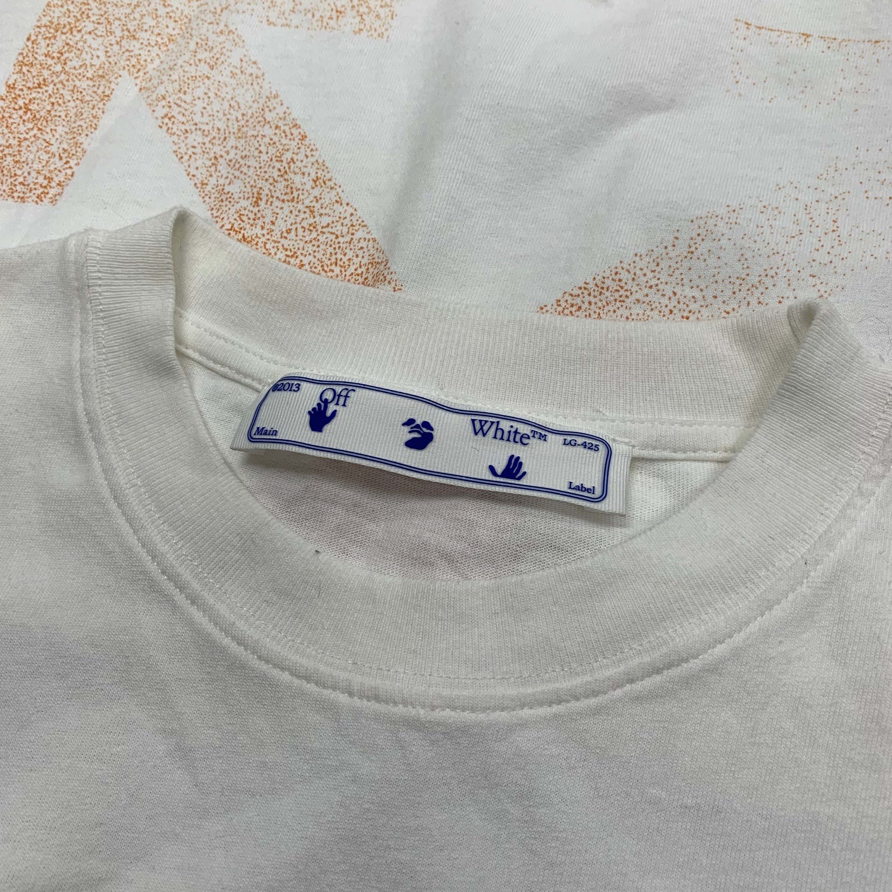 Off White XXS Tee Degrade Arrows White T-Shirt Virgil Abloh