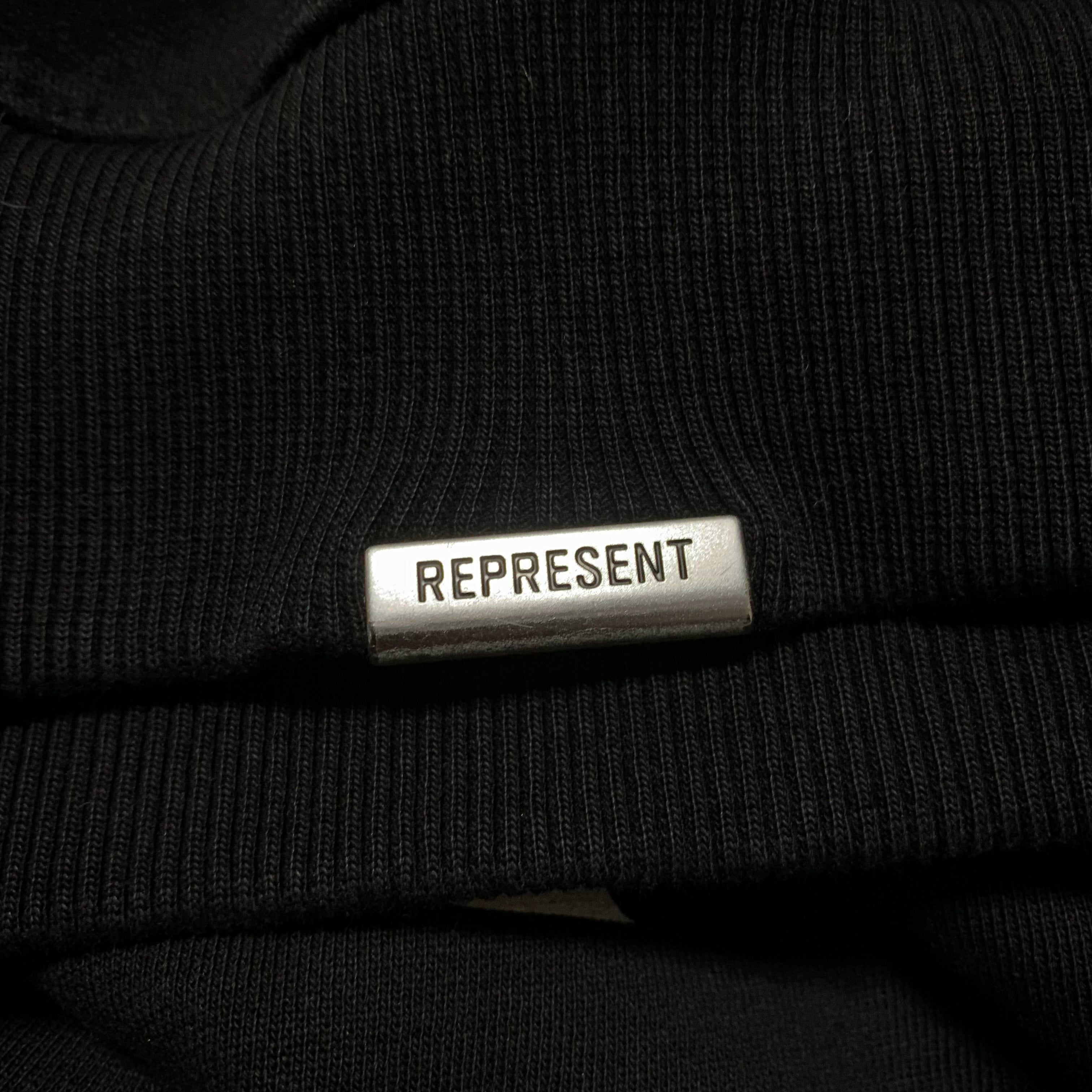 Represent Large Icarus Jet Black Sweater Sweatshirt Crewneck