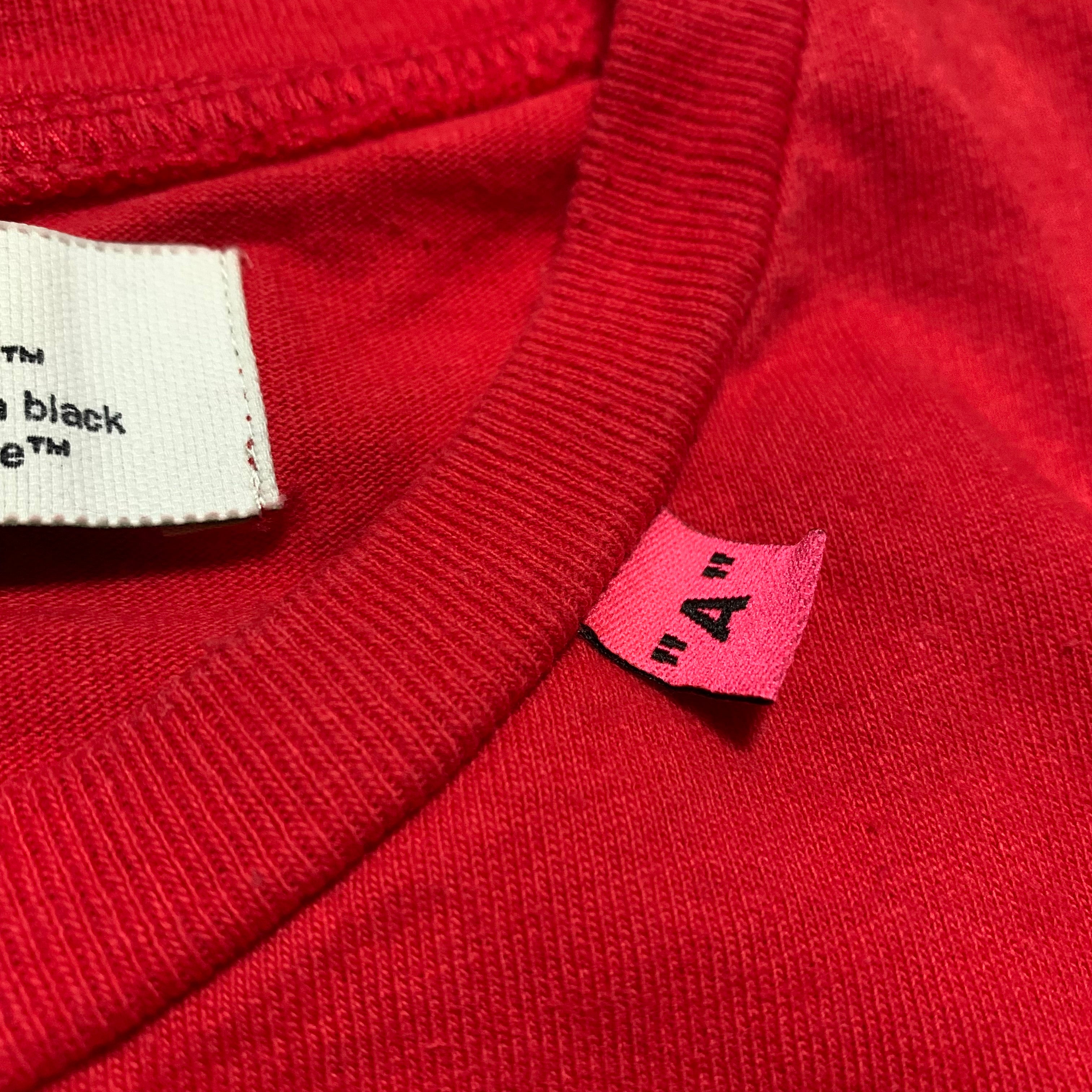 Off White Small Arrows Red Tee Virgil Abloh
