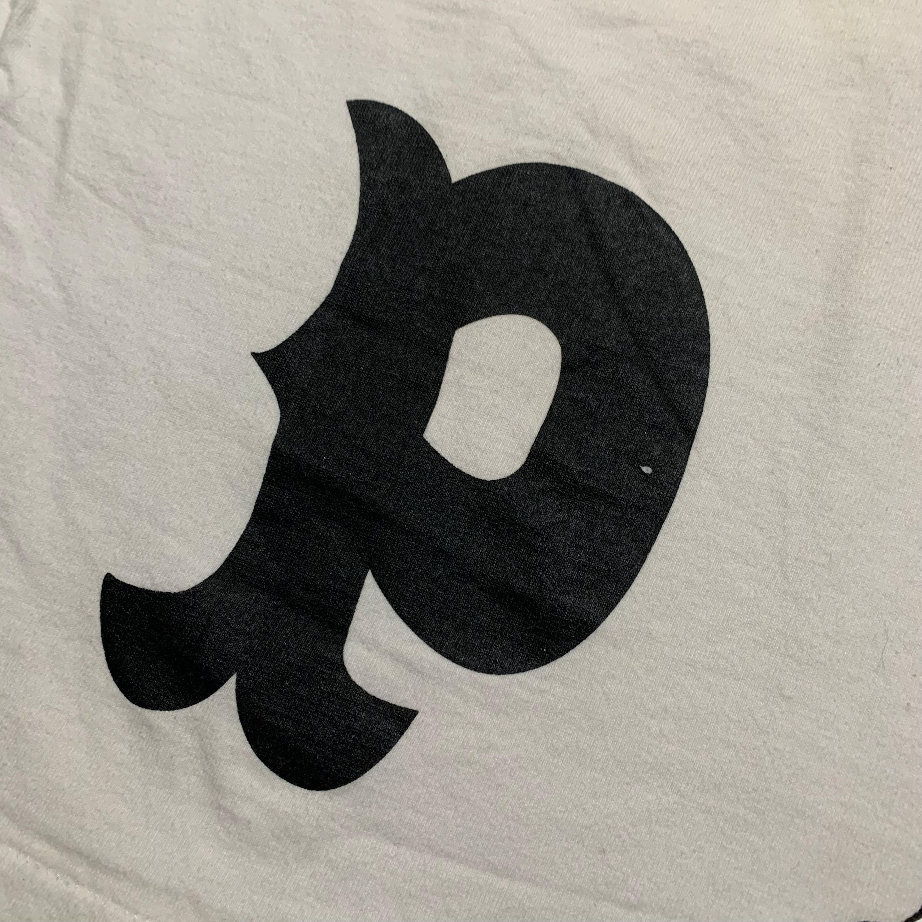 Bape Large Panda Shark Zip White Tee A Bathing Ape