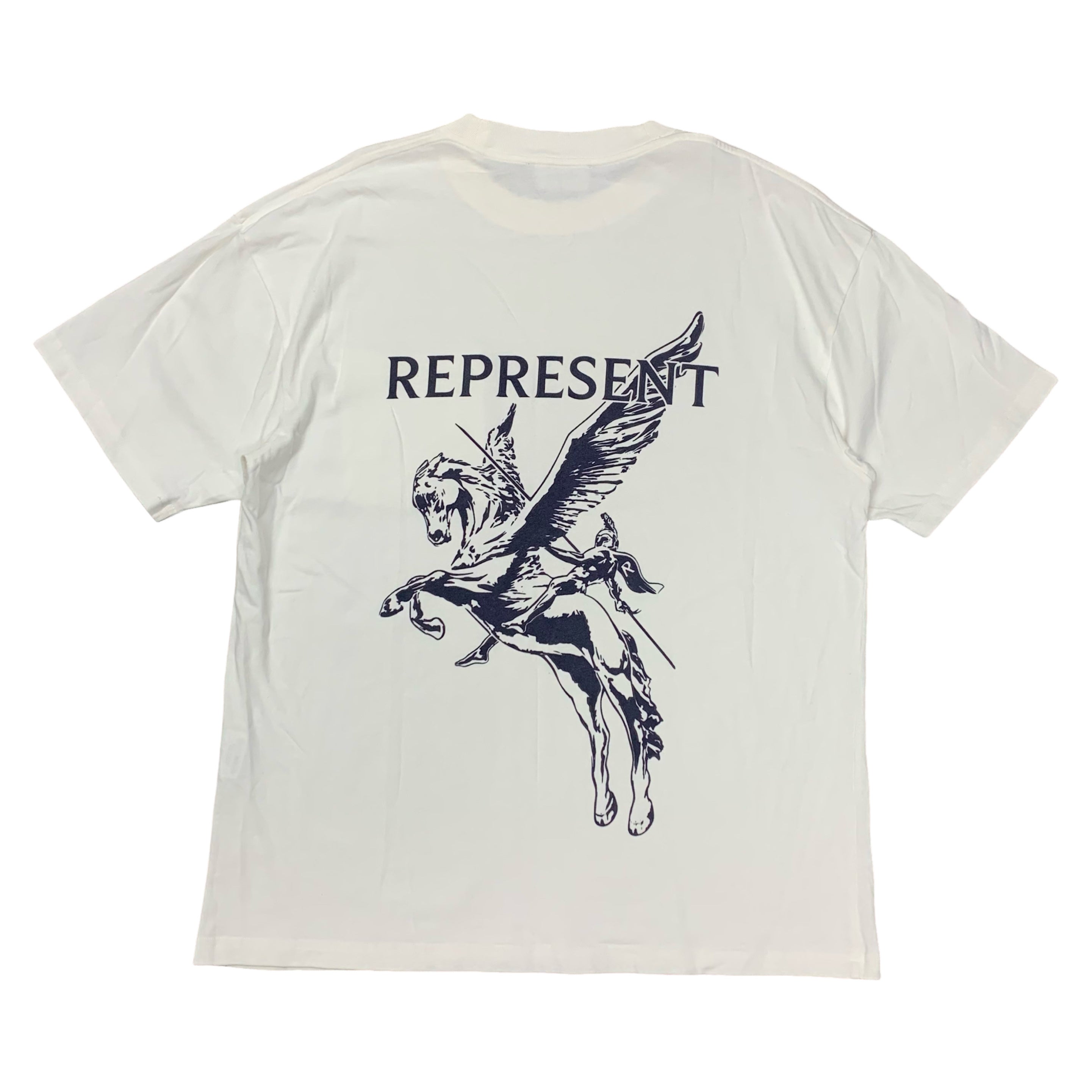 Represent Medium Tee Mascot Flat White Pocket T-Shirt
