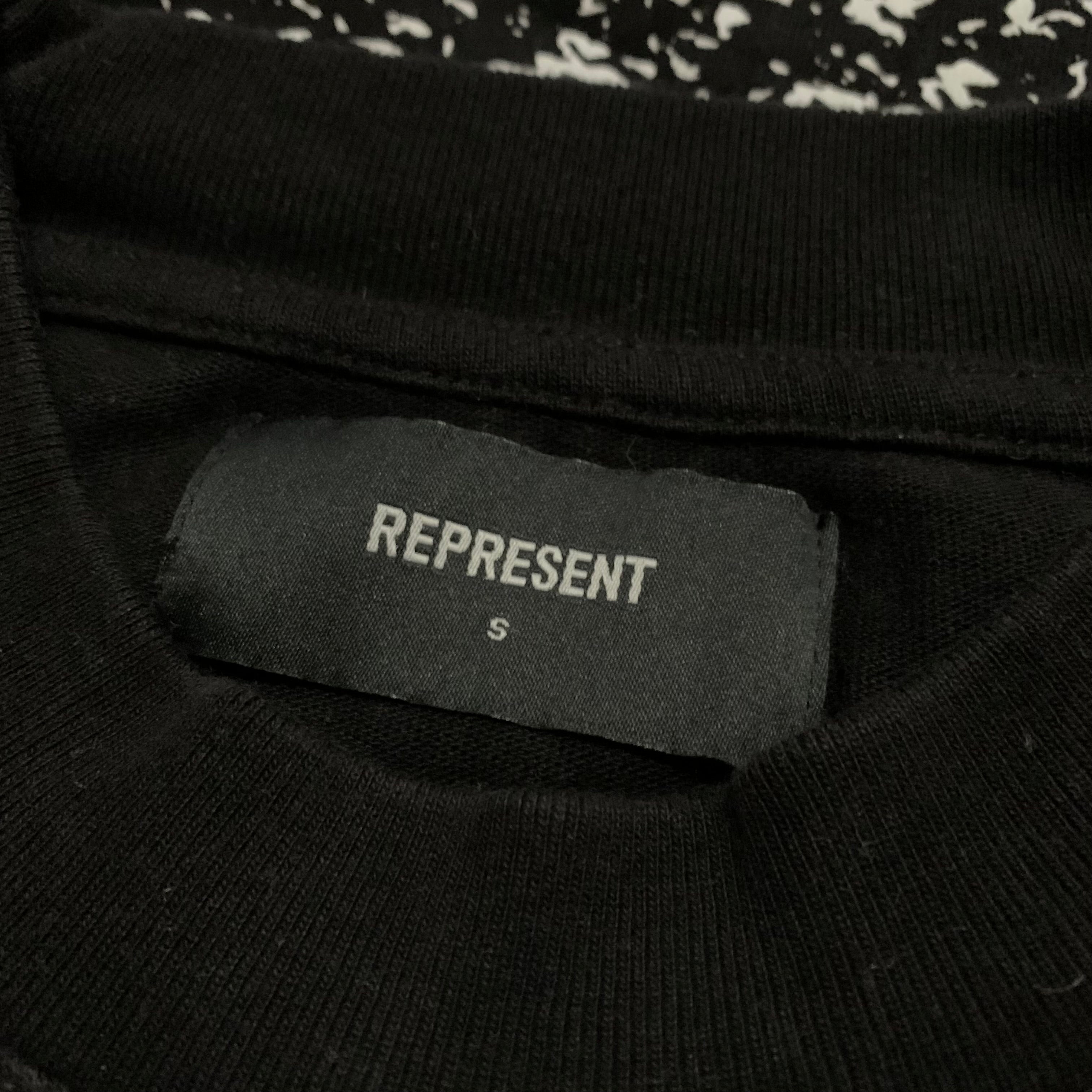 Represent Small Design & Construction Jet Black Tee
