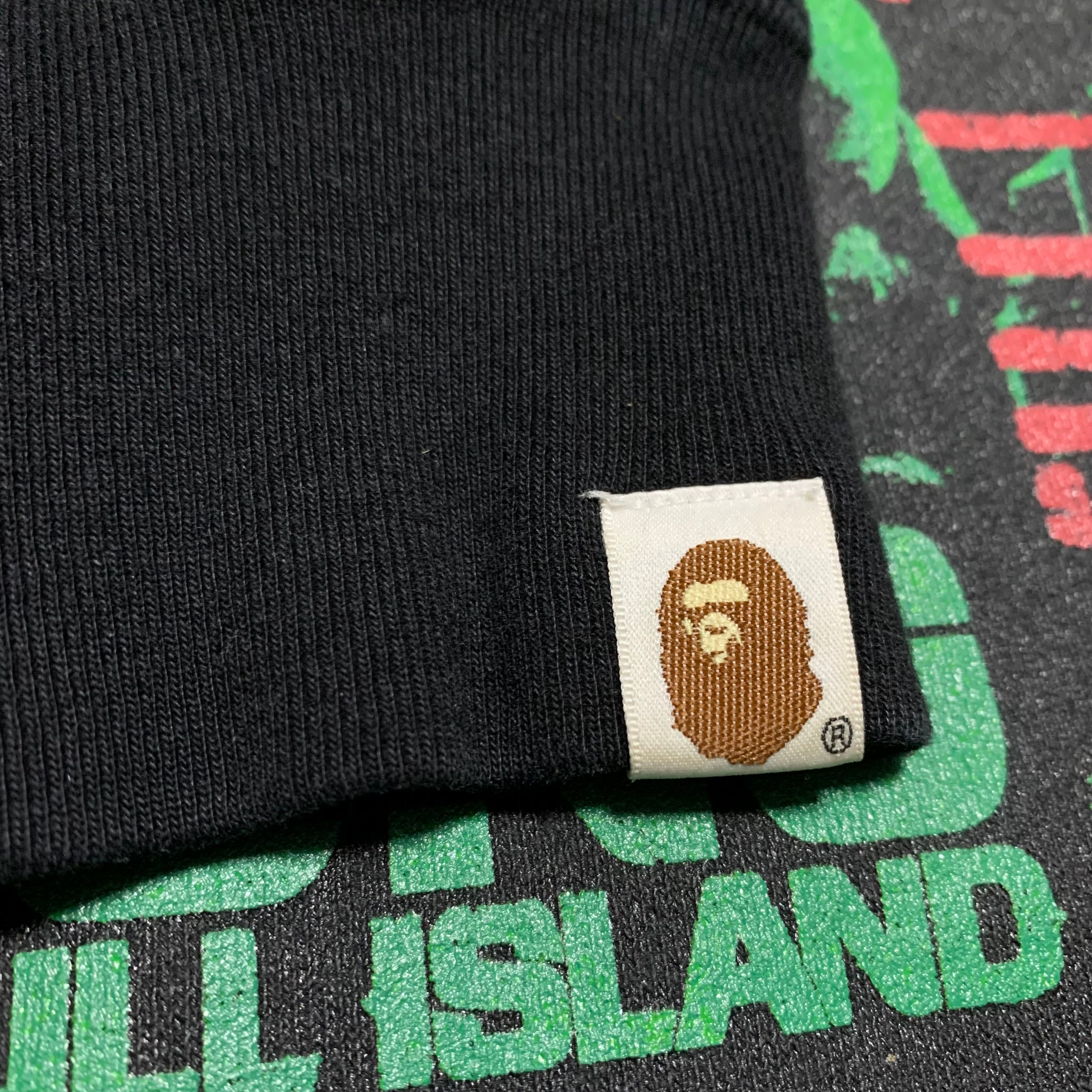 Bape Medium Kong Skull Island Black Sweatshirt Crewneck A Bathing Ape