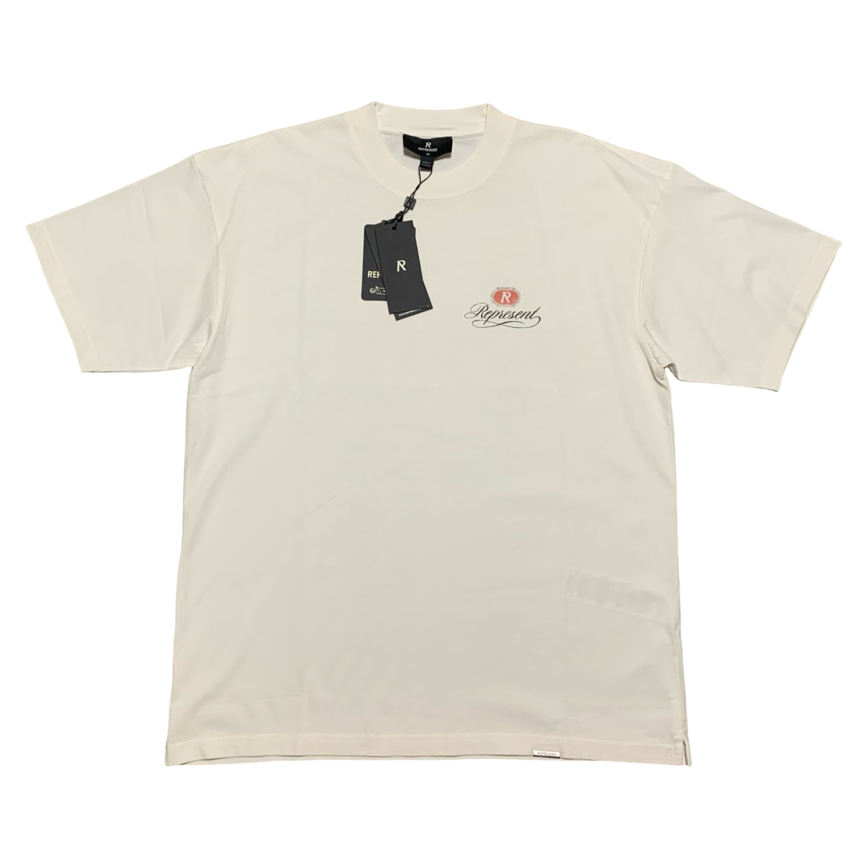 Represent XS Grand Vintage Drawn Aged White Tee