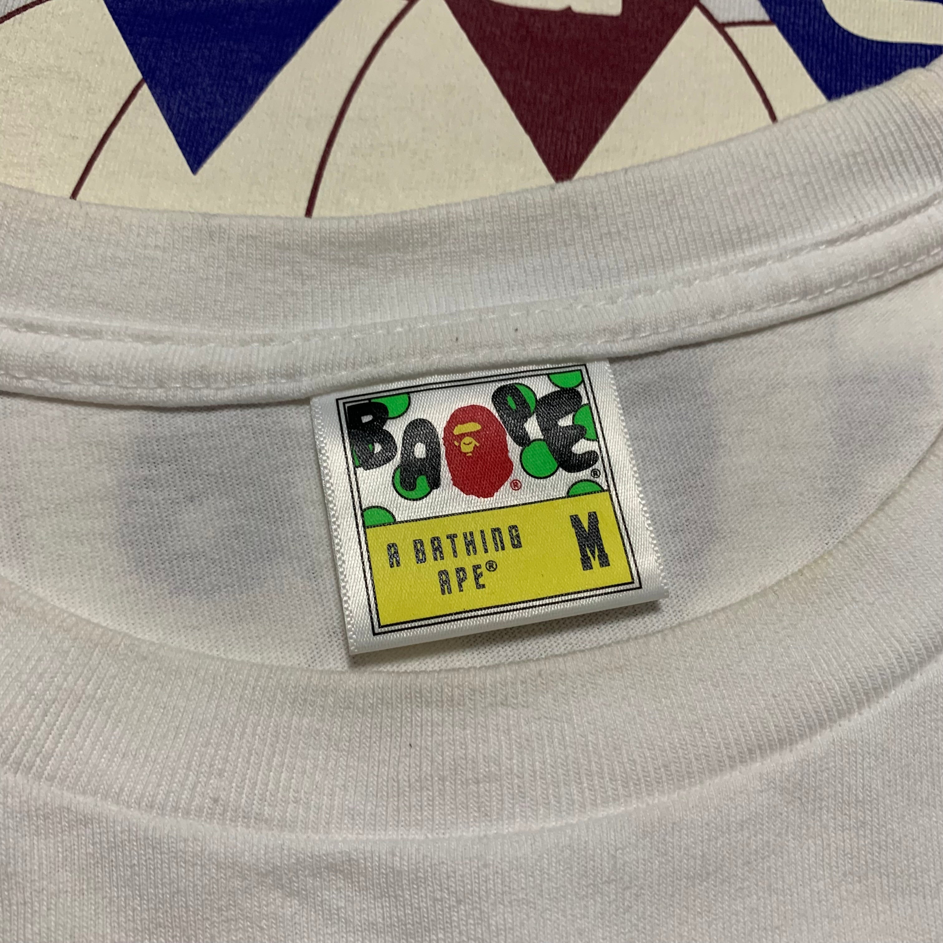 Bape Medium END Bowling White Tee A Bathing Ape