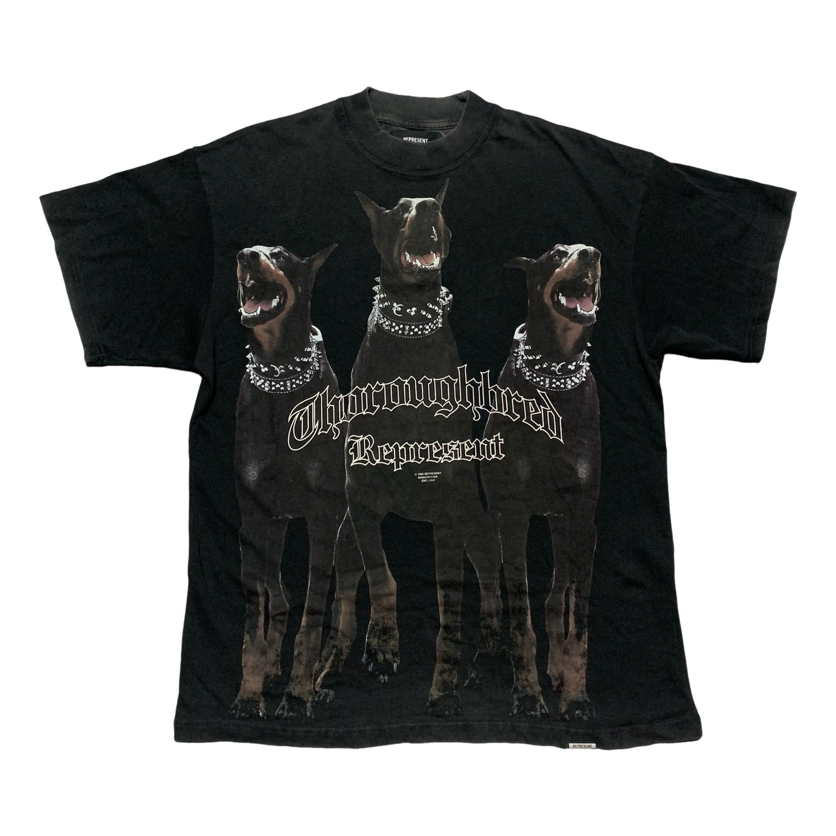Represent XS Thoroughbred Vintage Black Tee