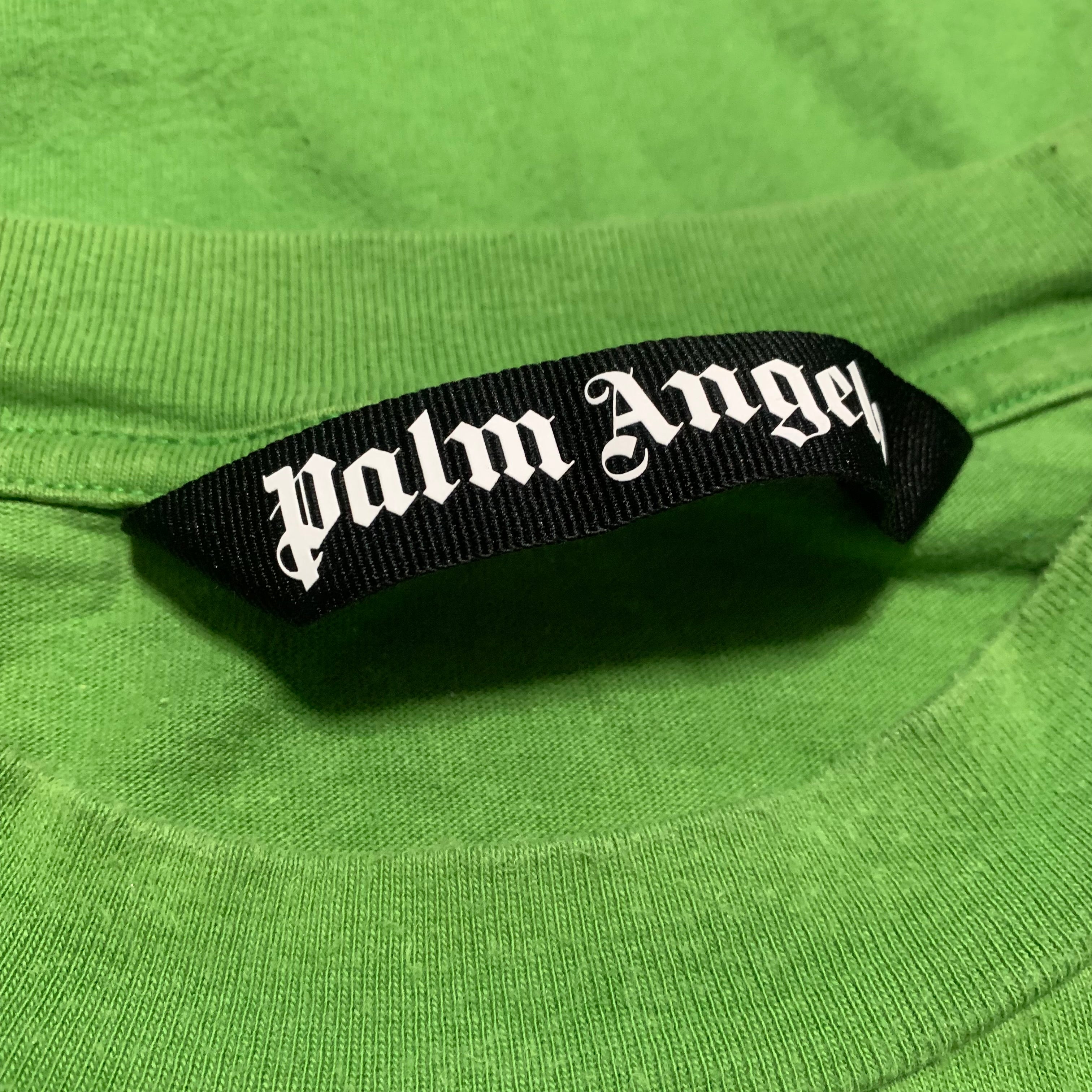 Palm Angels Large Kill The Bear Green Tee