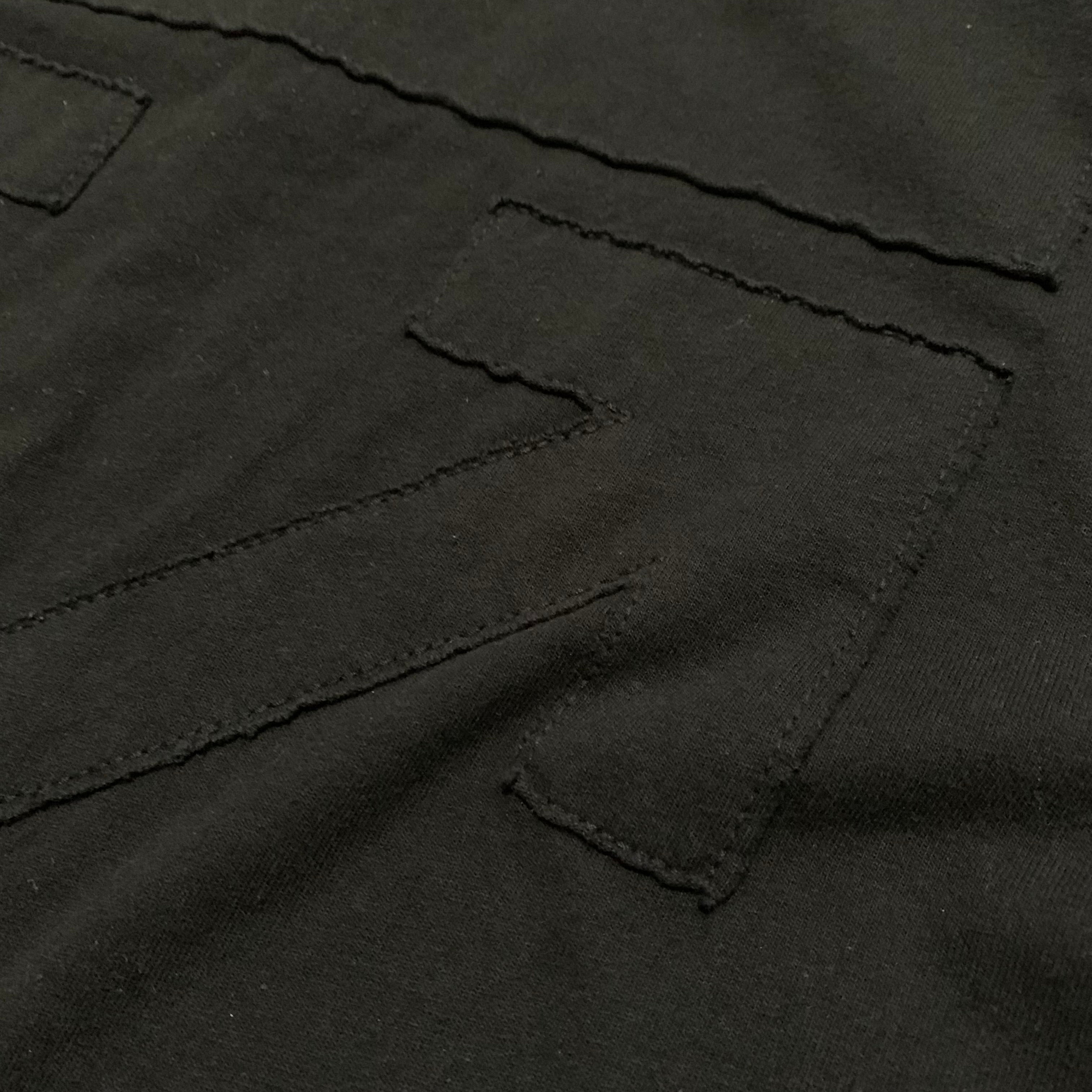 Off White Small Arrows Embroidered Black Tee Virgil Abloh 2018