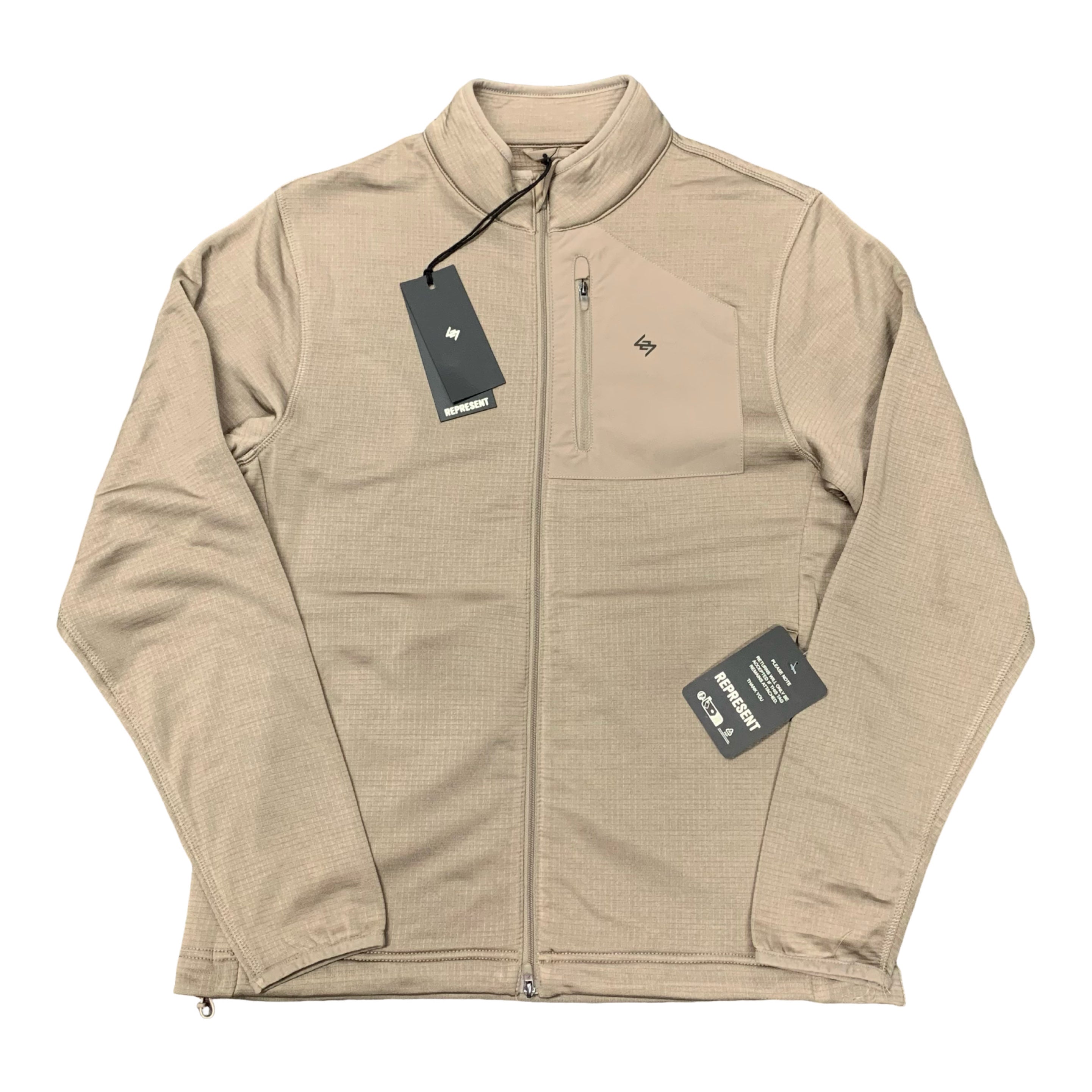 Represent Small Jacket 247 Full Zip Fleece Umber Brown