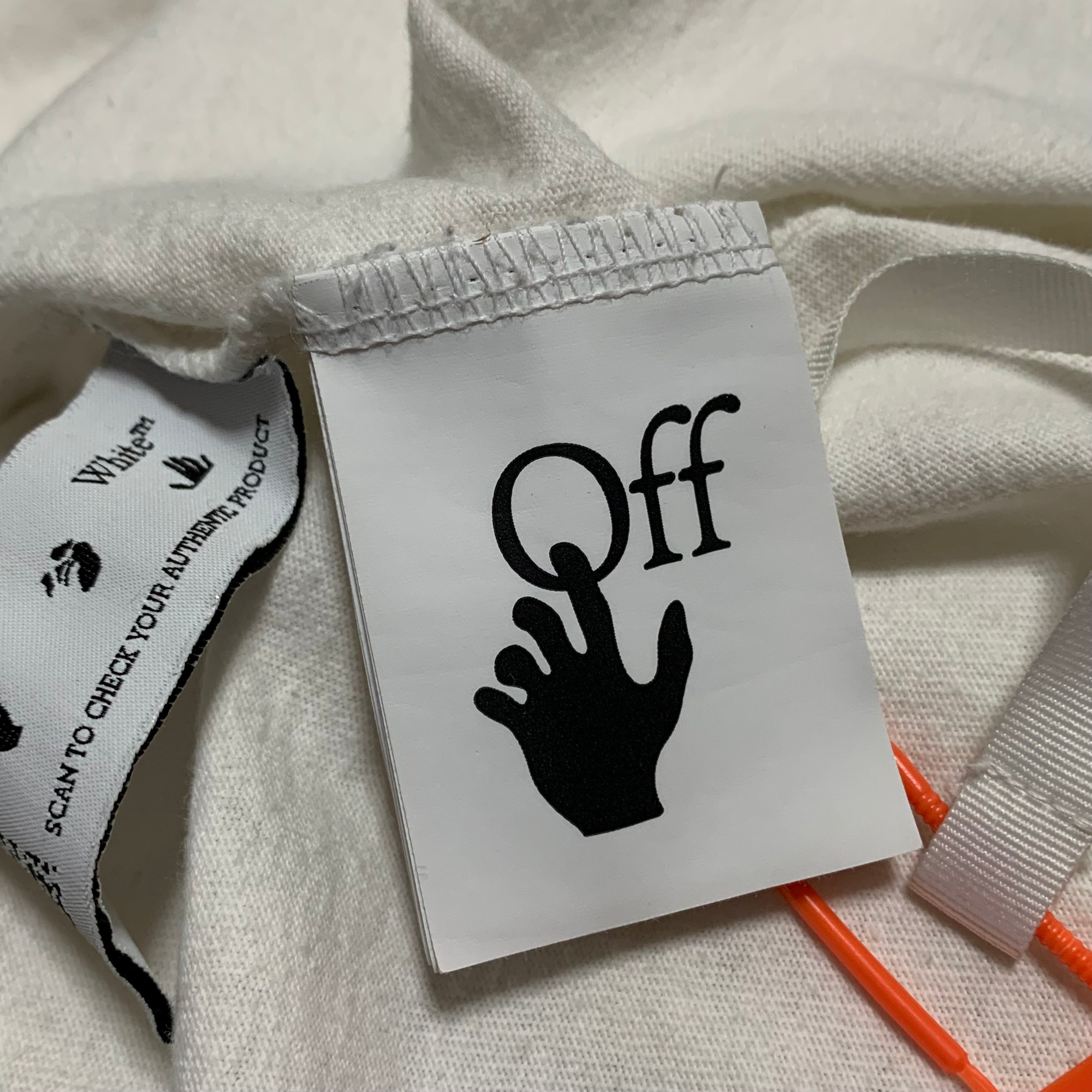 Off White Medium Graffiti Arrows White Tee Virgil Abloh
