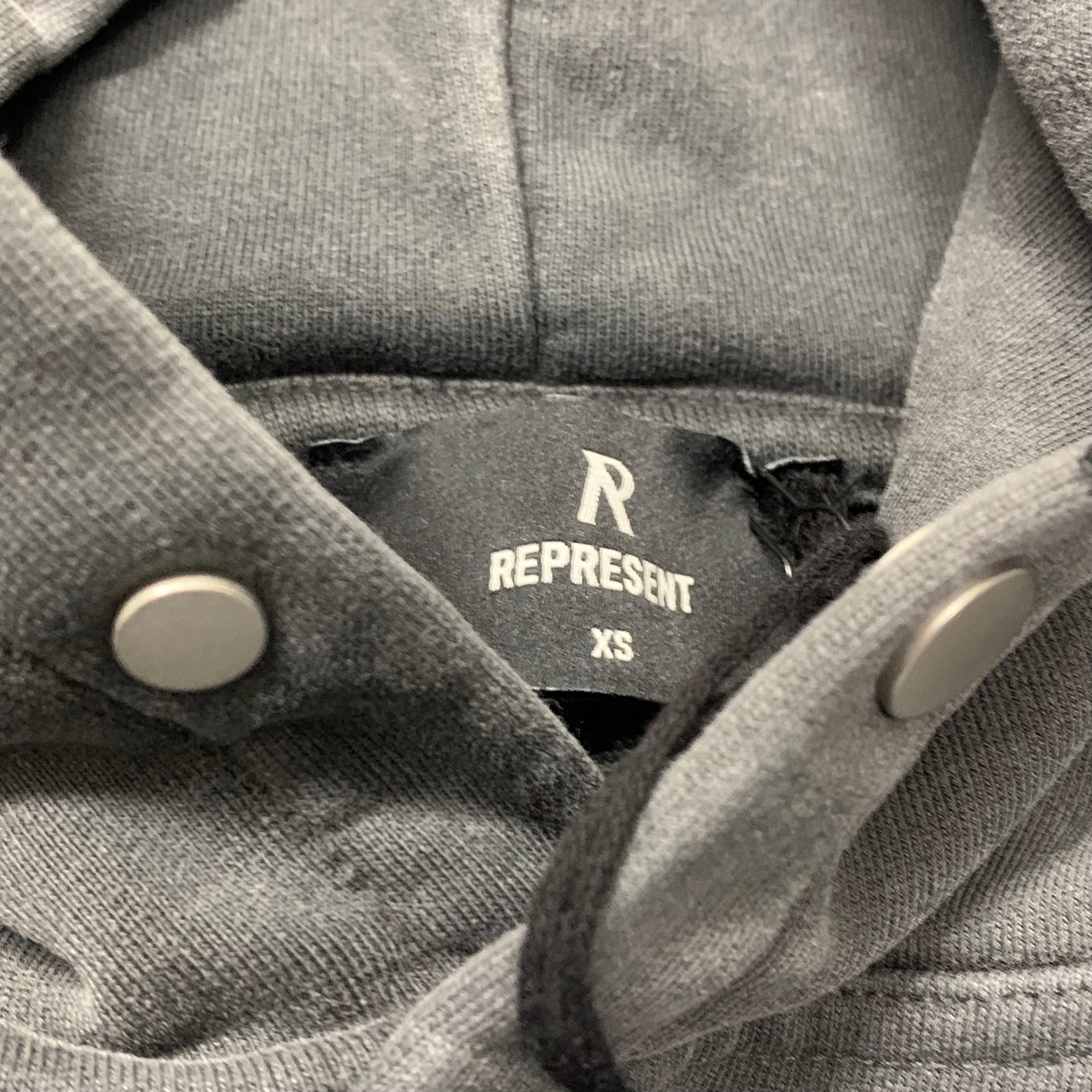 Represent XS Hoodie Metallica Ride The Lighting Vintage Grey Hoodie