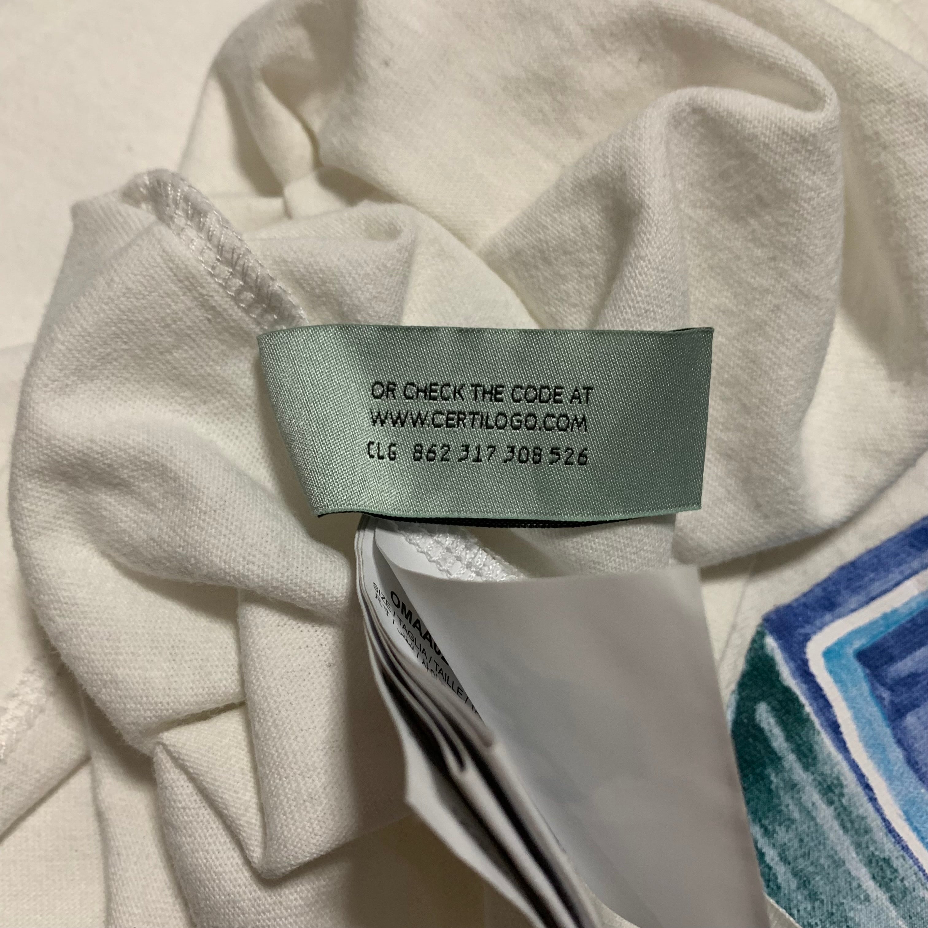 Off White Large Marker Arrows White Tee Virgil Abloh Blue Graphic