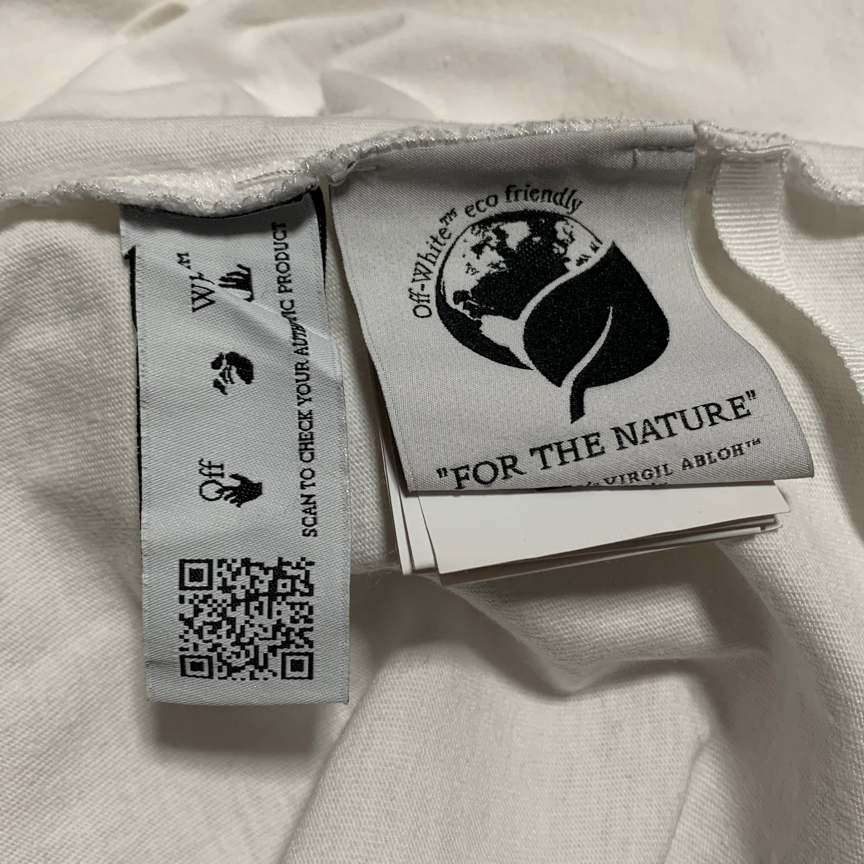 Off White XL Starred Arrows White Tee Virgil Abloh