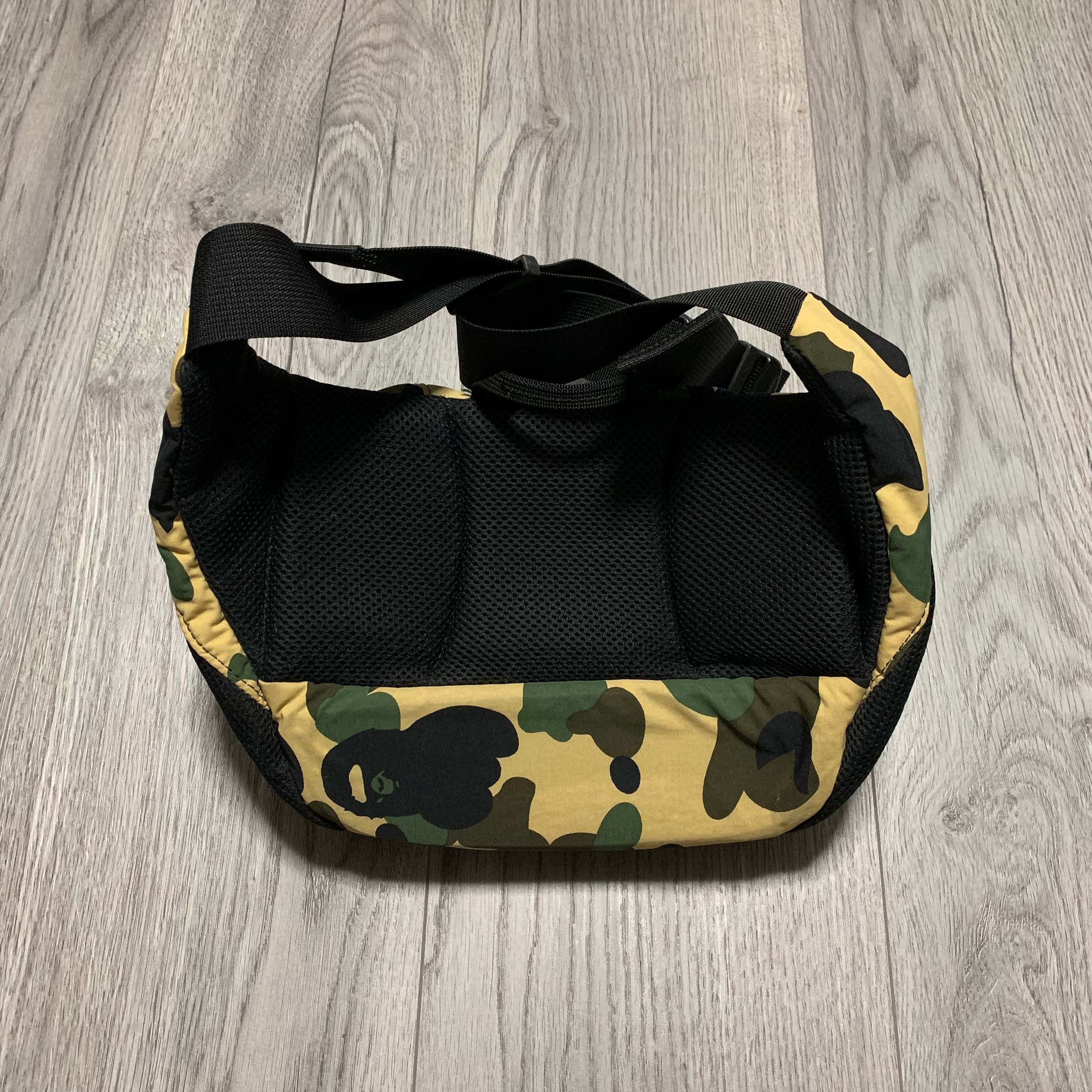 Bape Bag 1st Camo Shoulder & Waist Bag A Bathing Ape Yellow Green