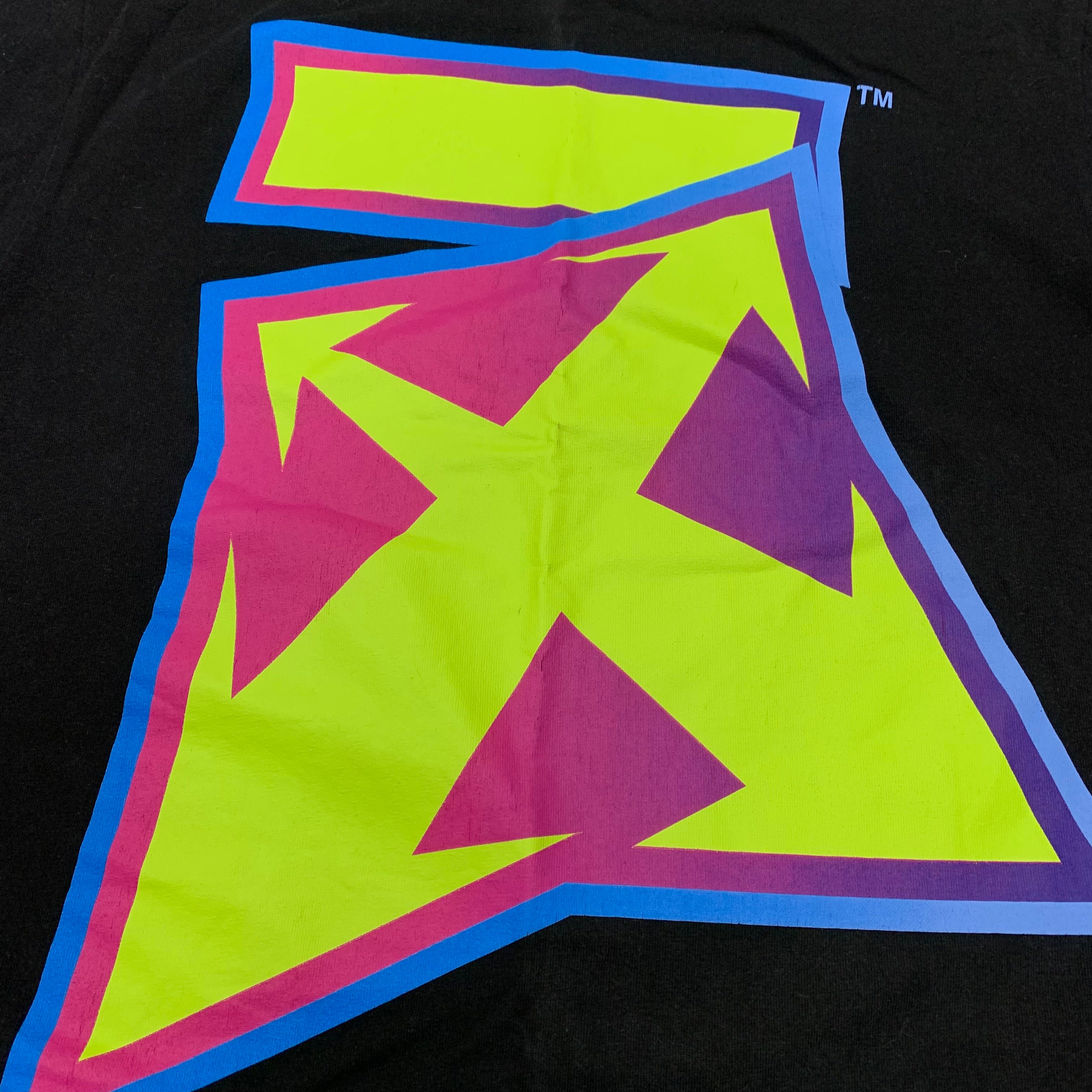 Off White Medium Tee Lighting Arrows Black T-Shirt Virgil Abloh