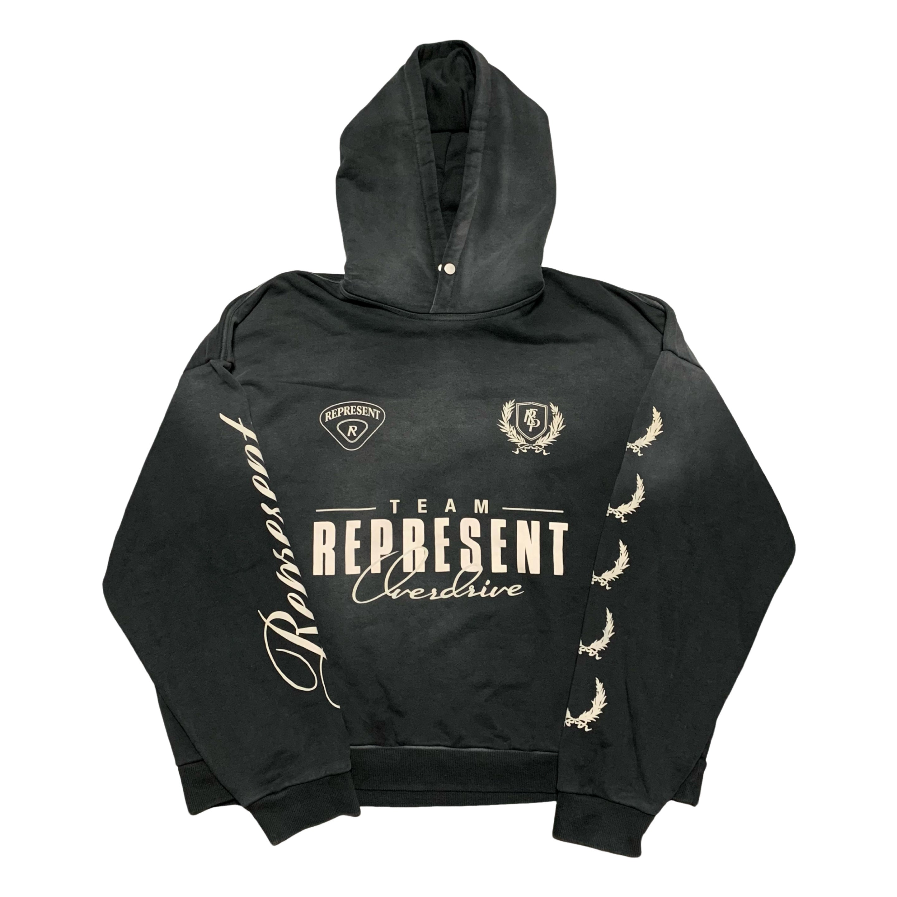 Represent Small World Championship Stained Black Hoodie