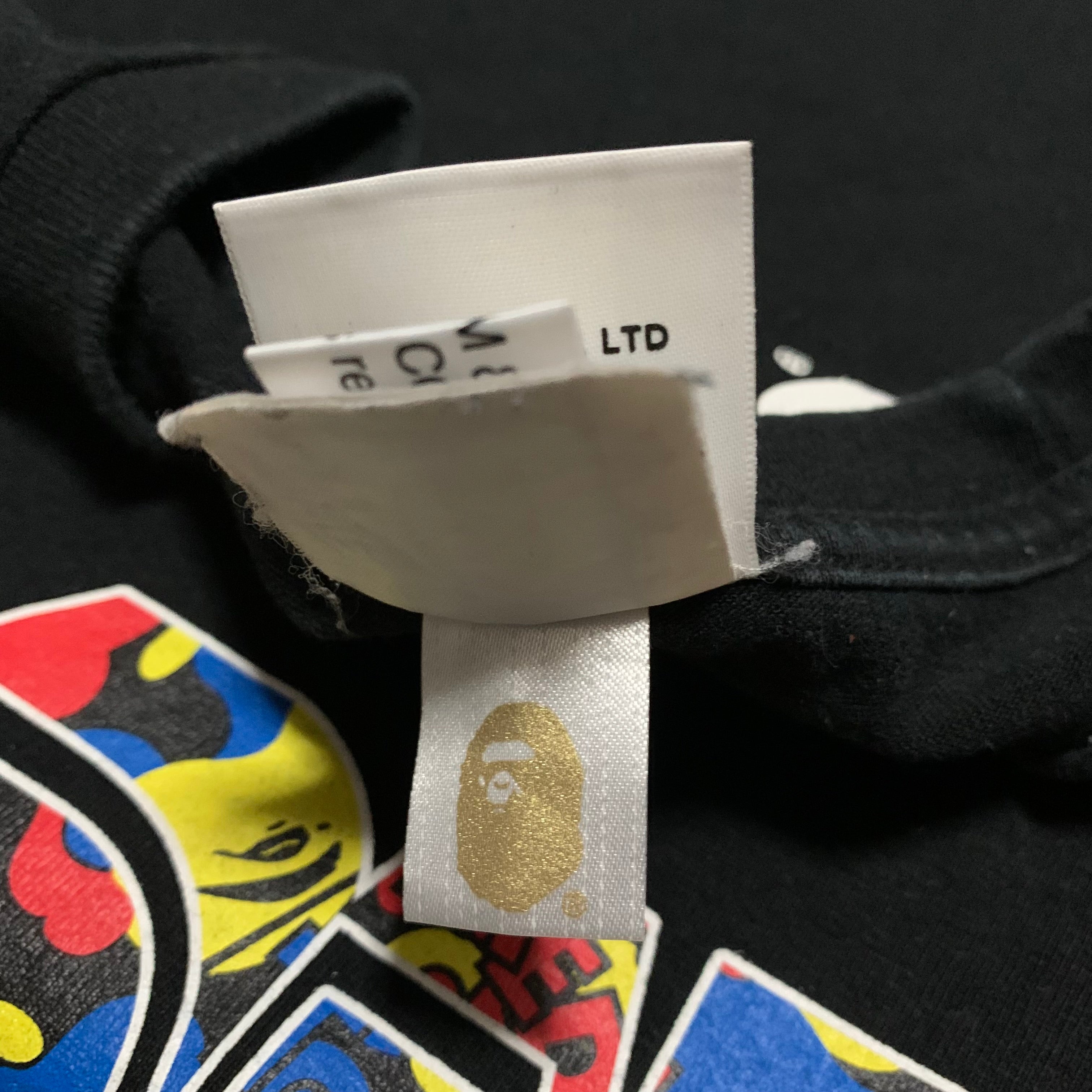 Bape Large Bearbrick Medicom Play Black Tee A Bathing Ape 2019