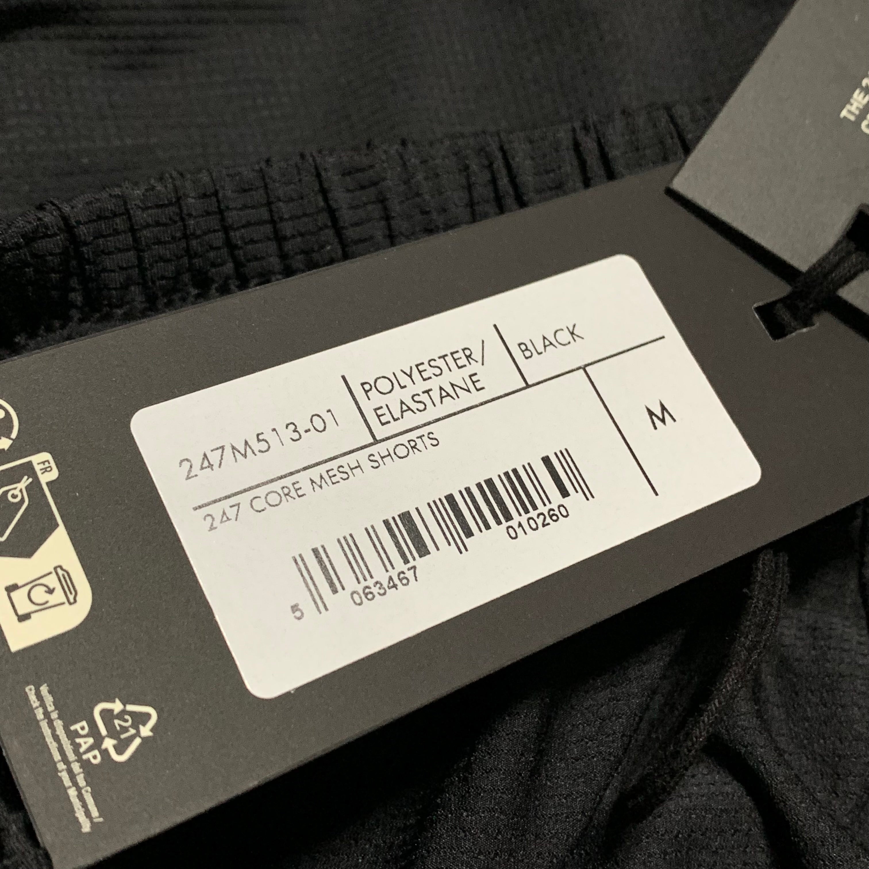 Represent Medium Shorts 247 DNA Mesh Black Shorts