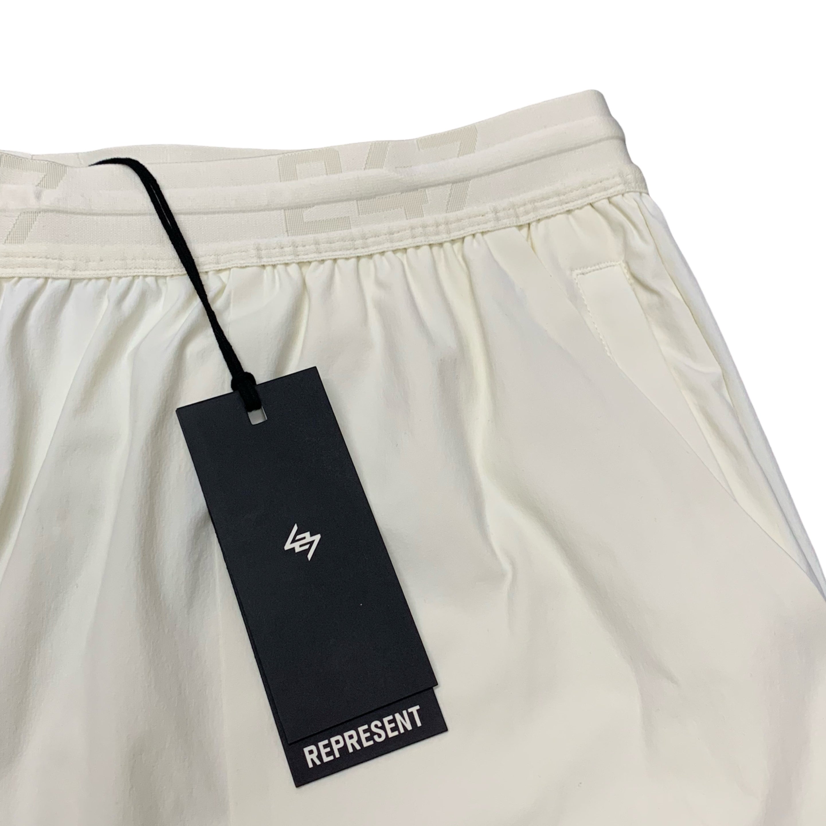 Represent XL Shorts Team 247 Fused Cream White Shorts Bottoms