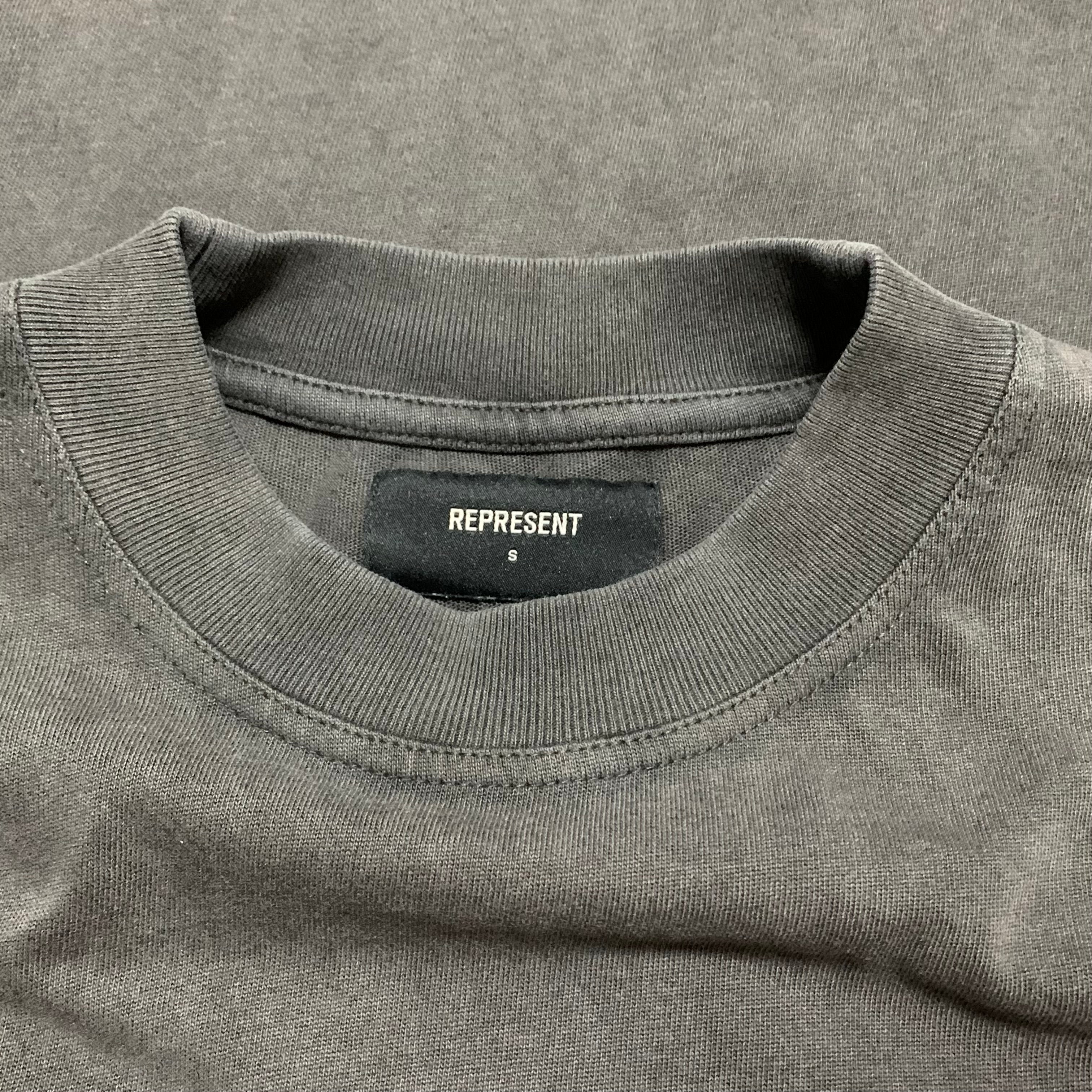 Represent Small Pioneers Of Power Vintage Grey Tee