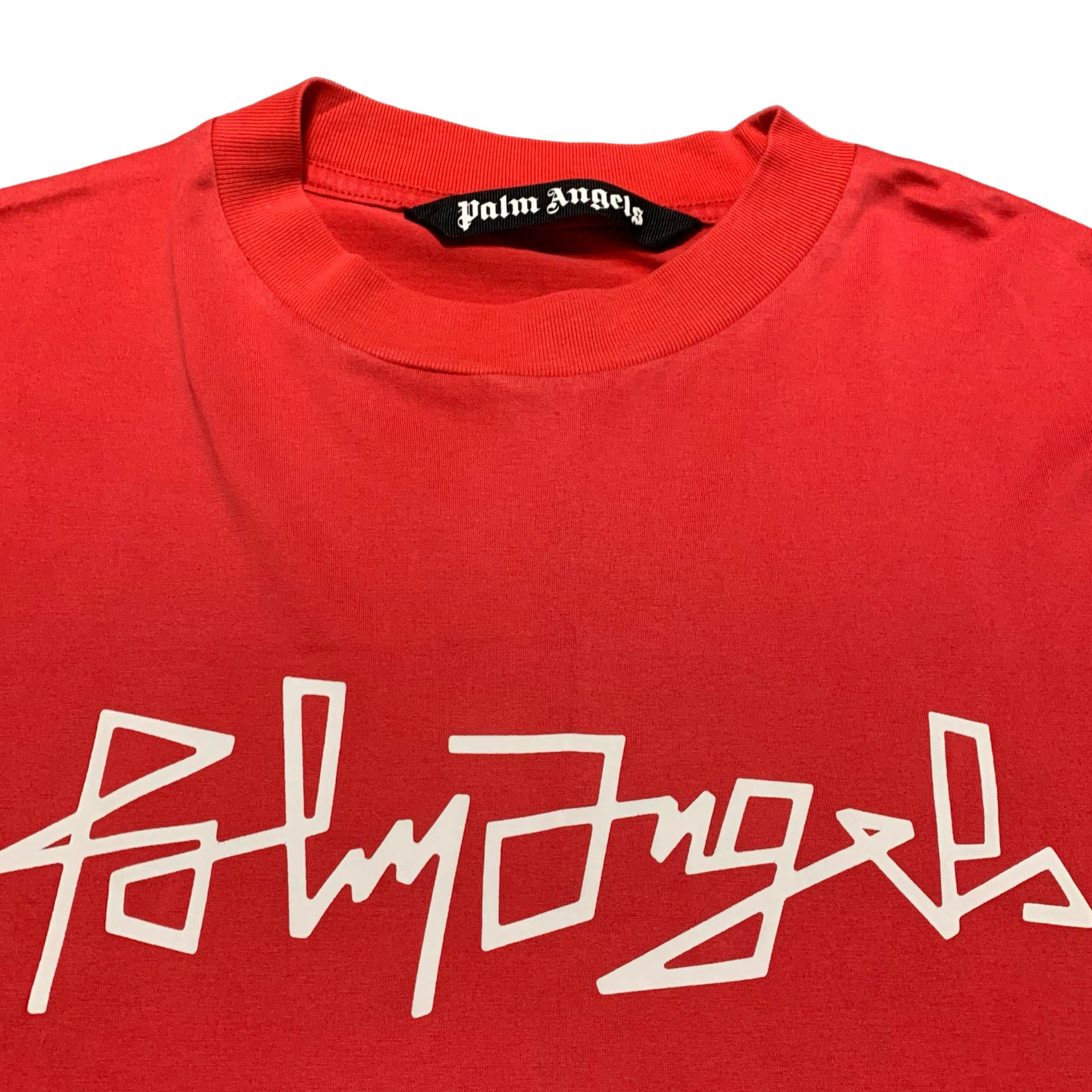 Palm Angels Medium Desert Logo Red Tee