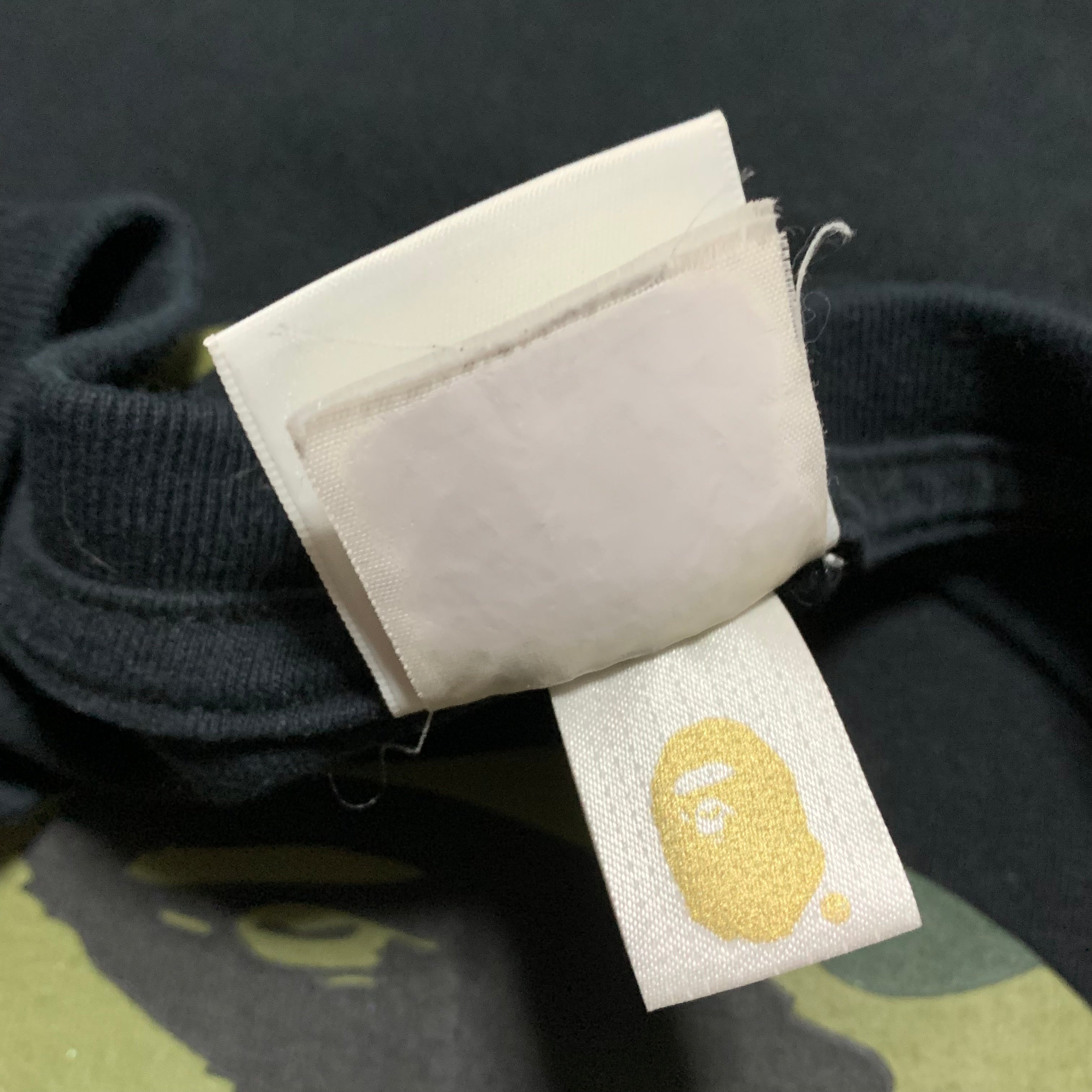 Bape Large Big Ape Head 1st Camo Black Tee A Bathing Ape
