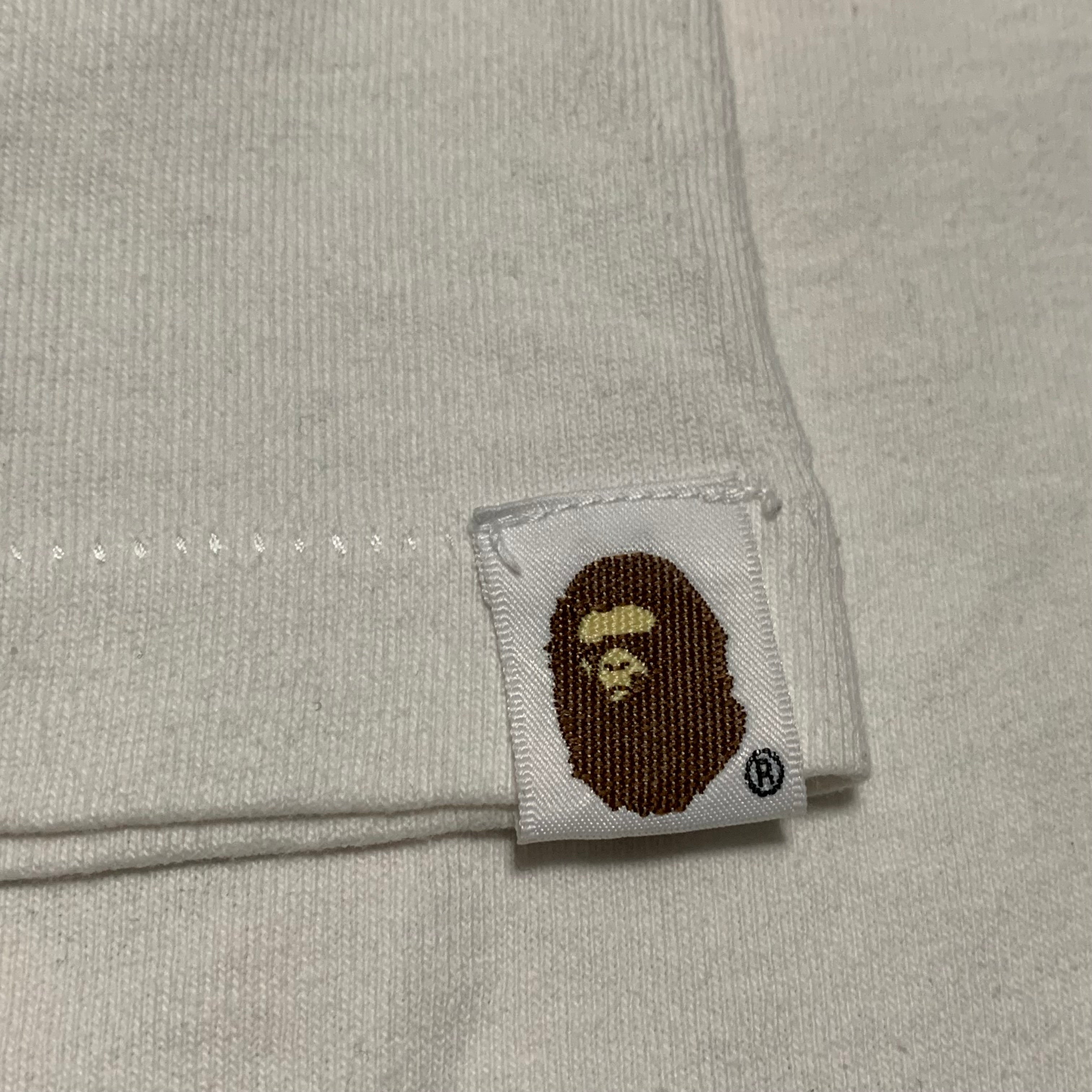 Bape Medium Katakana Ape Head Red Camo White Tee A Bathing Ape