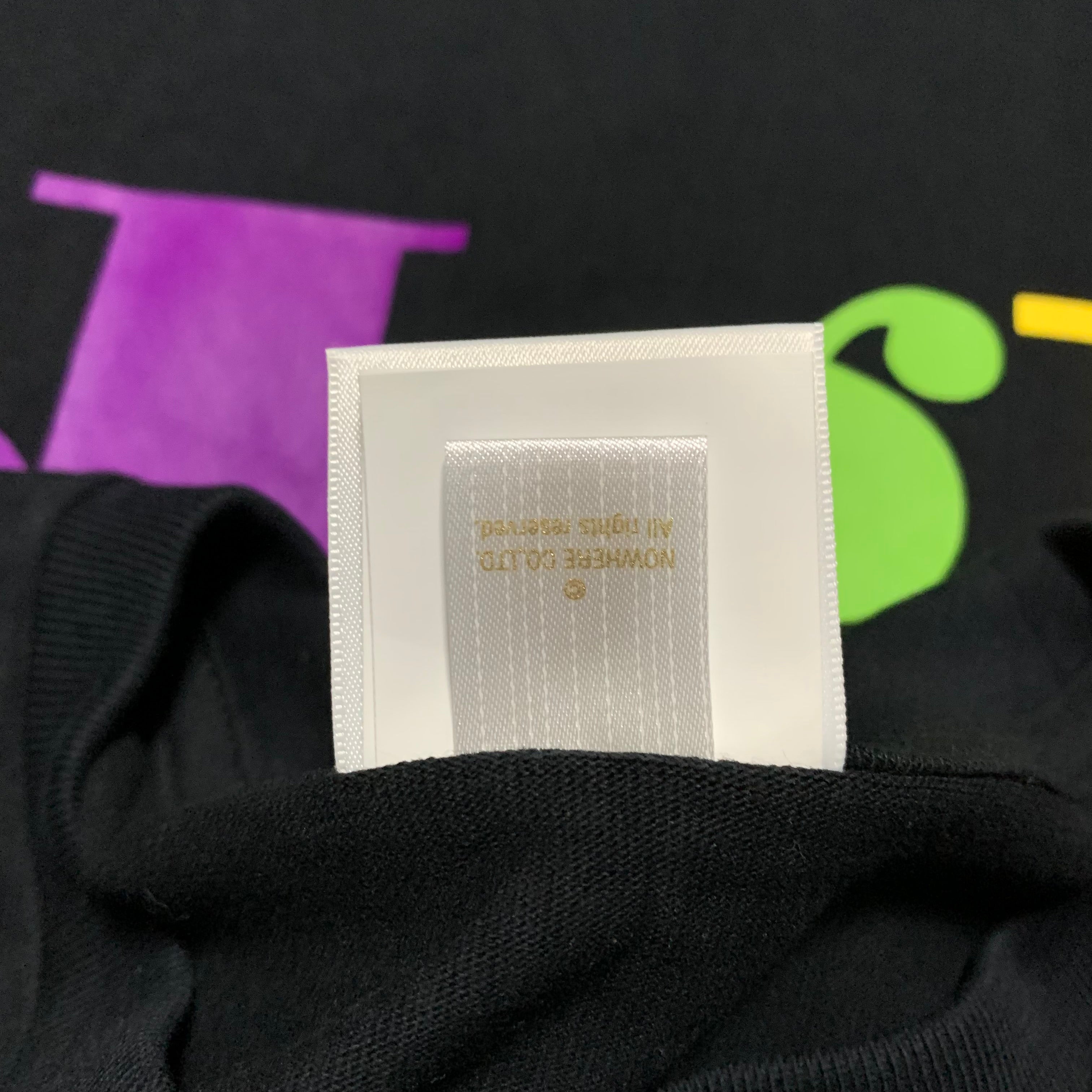 Bape Medium Colourful Graphic Black Tee A Bathing Ape