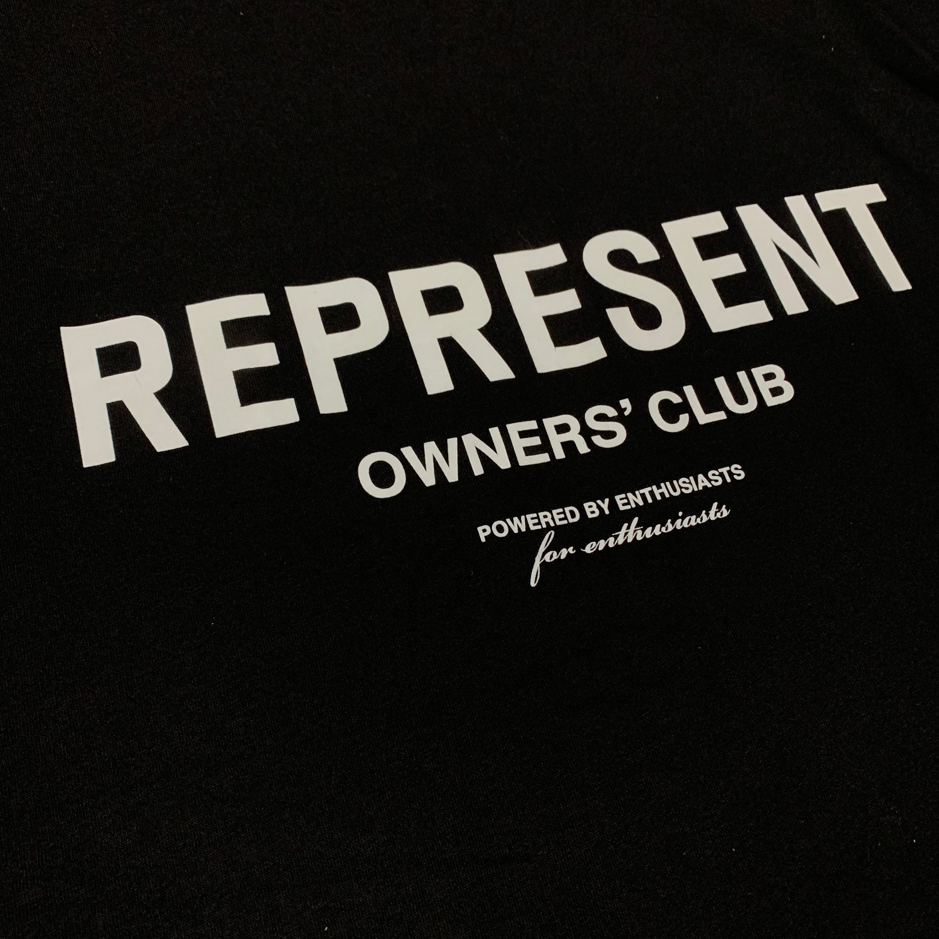 Represent Medium Owners Club Jet Black Tee
