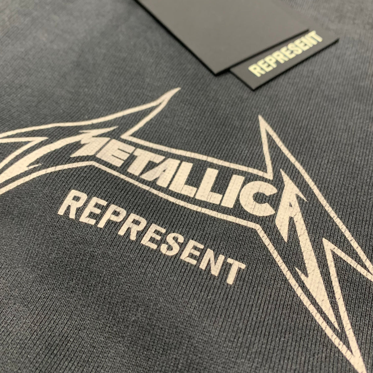 Represent XS Hoodie Metallica Stained Black Zip Hoodie 40th Anniversary