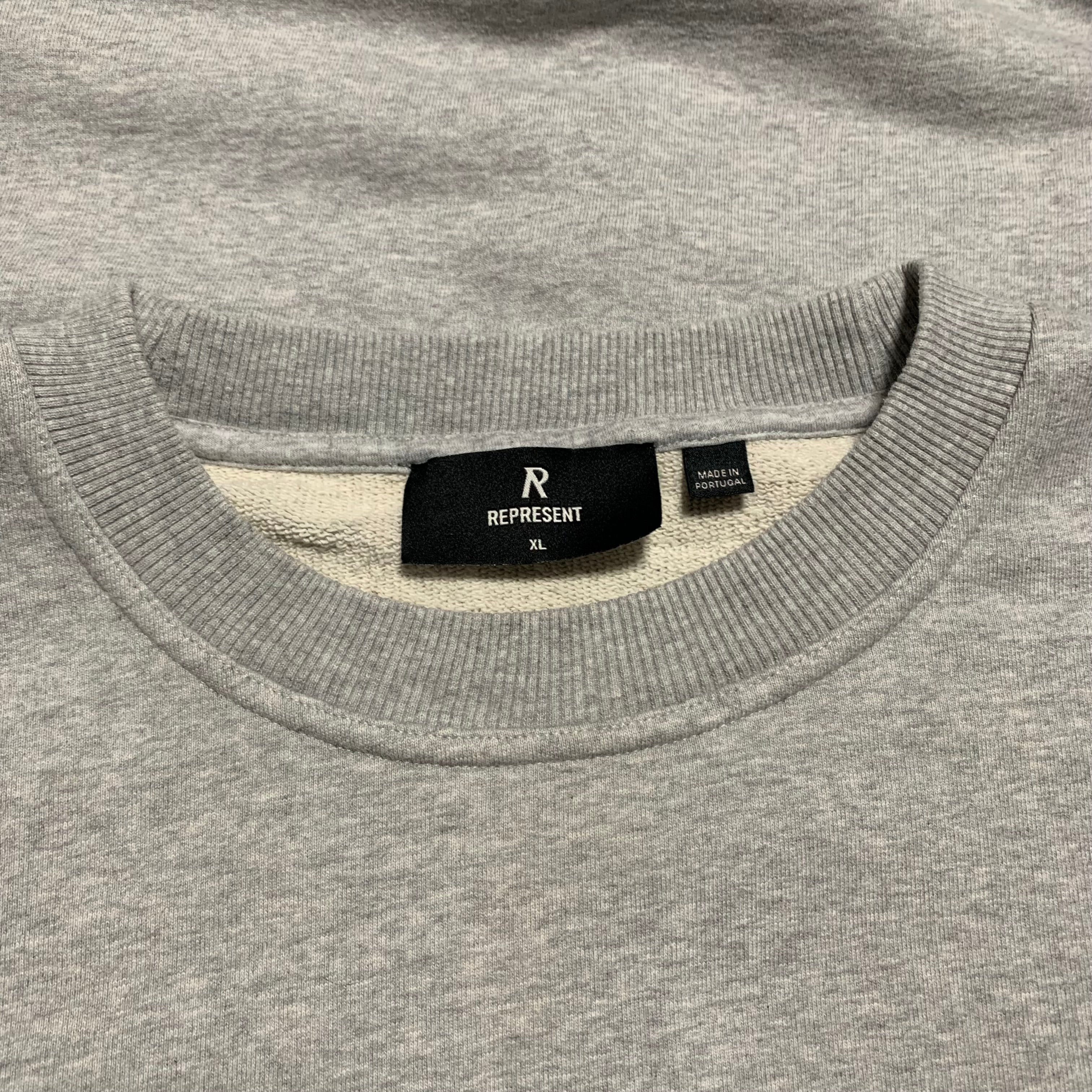 Represent XL Owners Club Grey Sweater Sweatshirt Crewneck