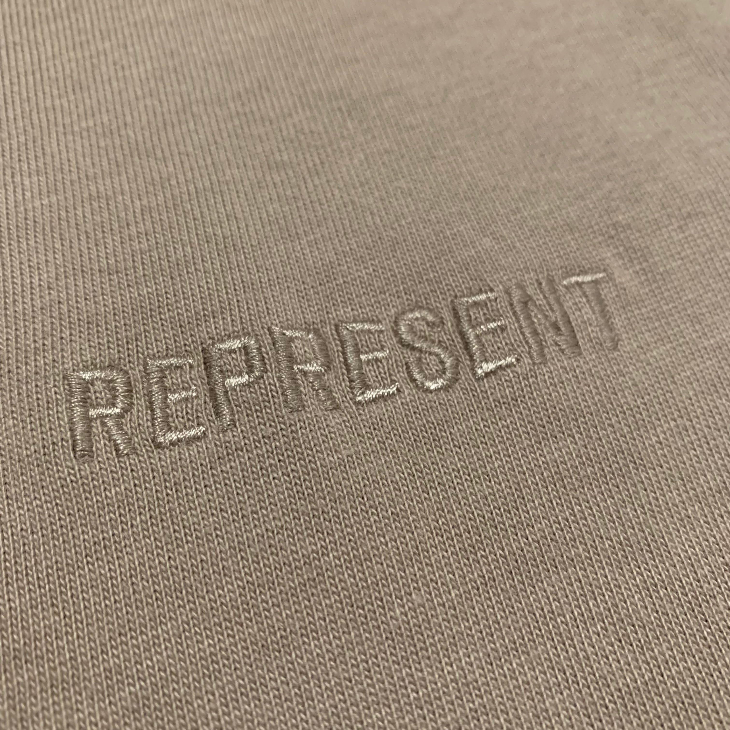 Represent Small Blanks Beige Brown Tee