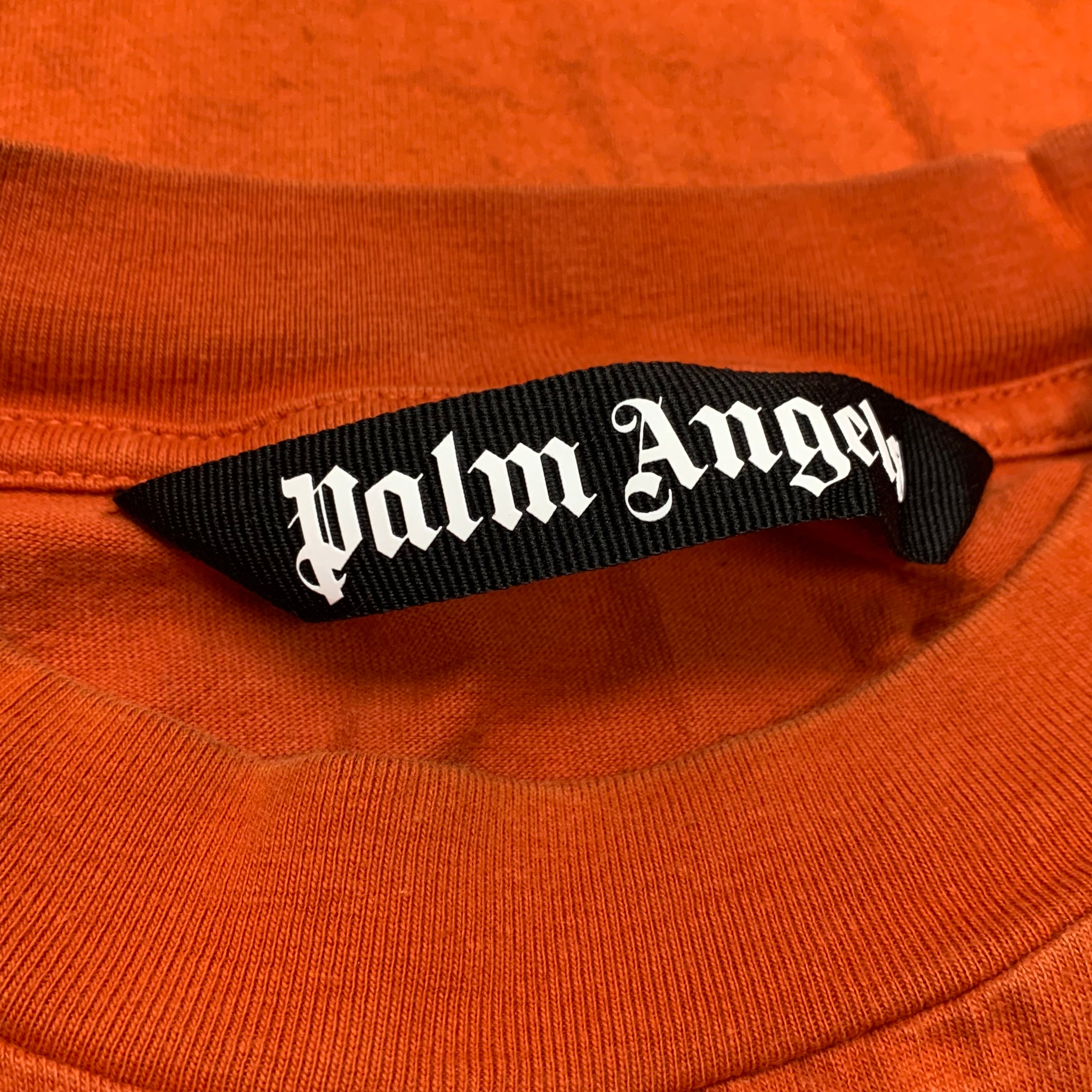 Palm Angels Large Tee Bear Classic Orange T-Shirt