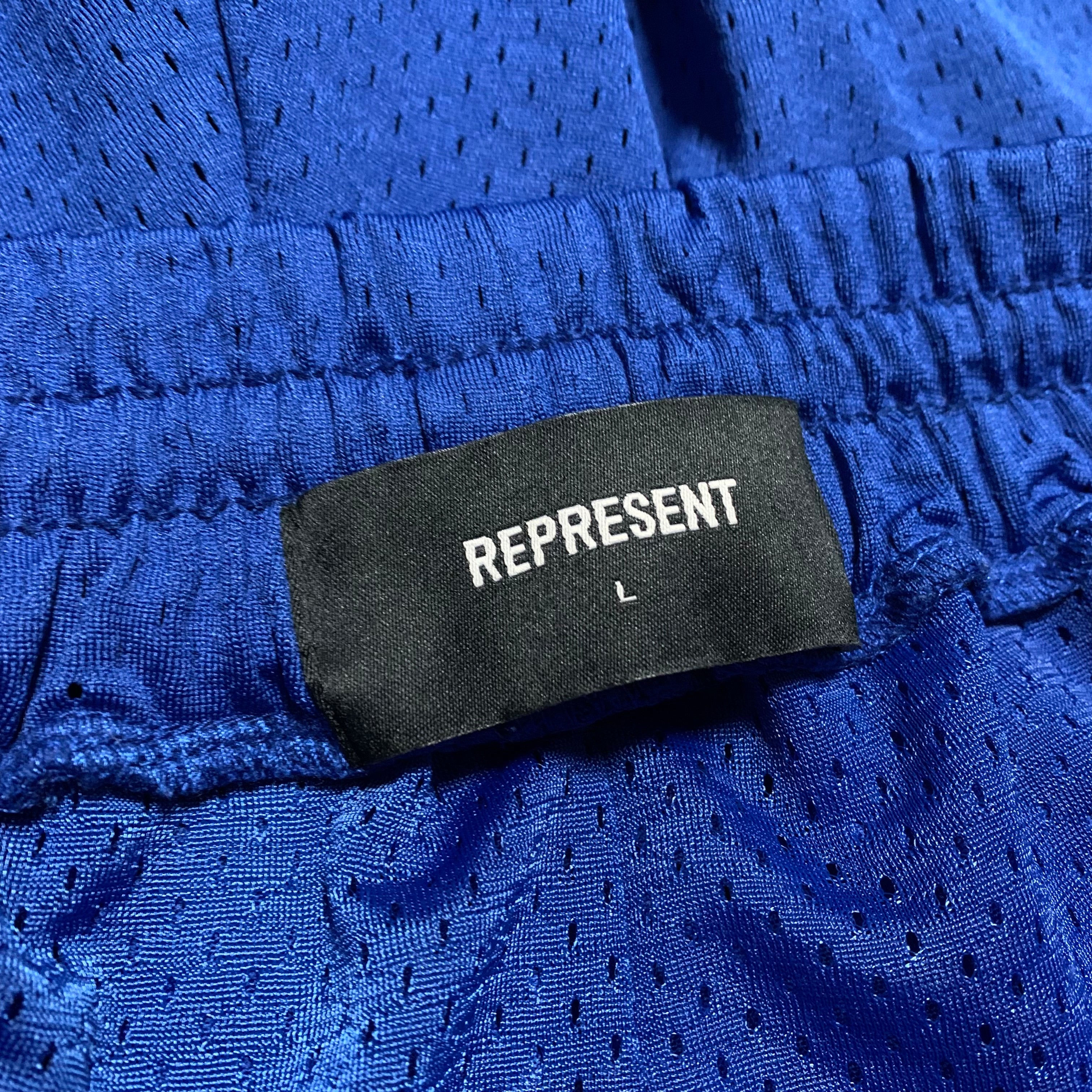 Represent Large Shorts Owners Club Mesh Blue Bottoms